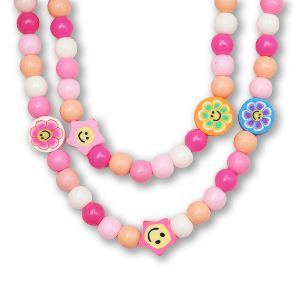 Acrylic And Fimo Beads Peppy Rose Assorted