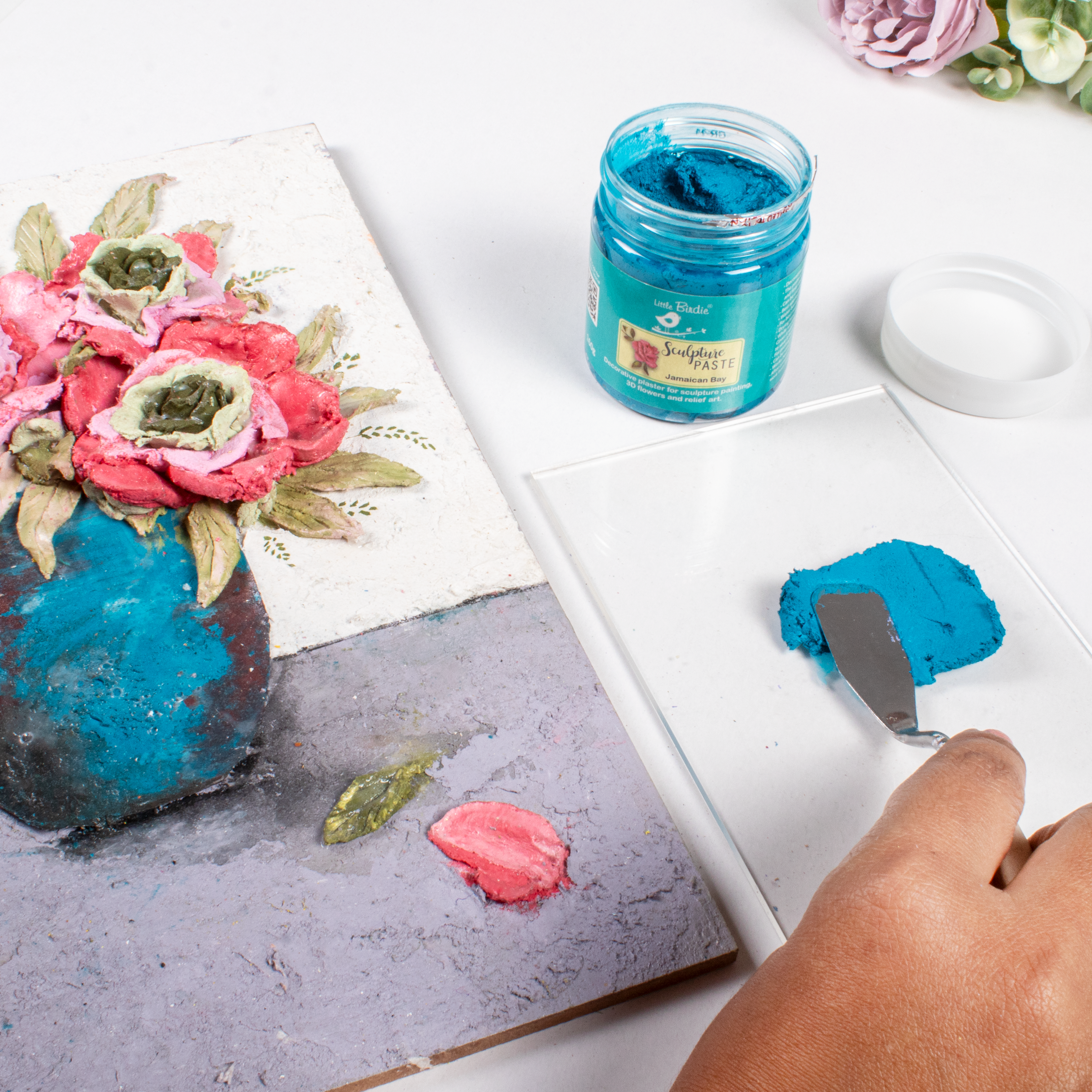 Sculpture Paste Aqua Candy 160gm Bottle