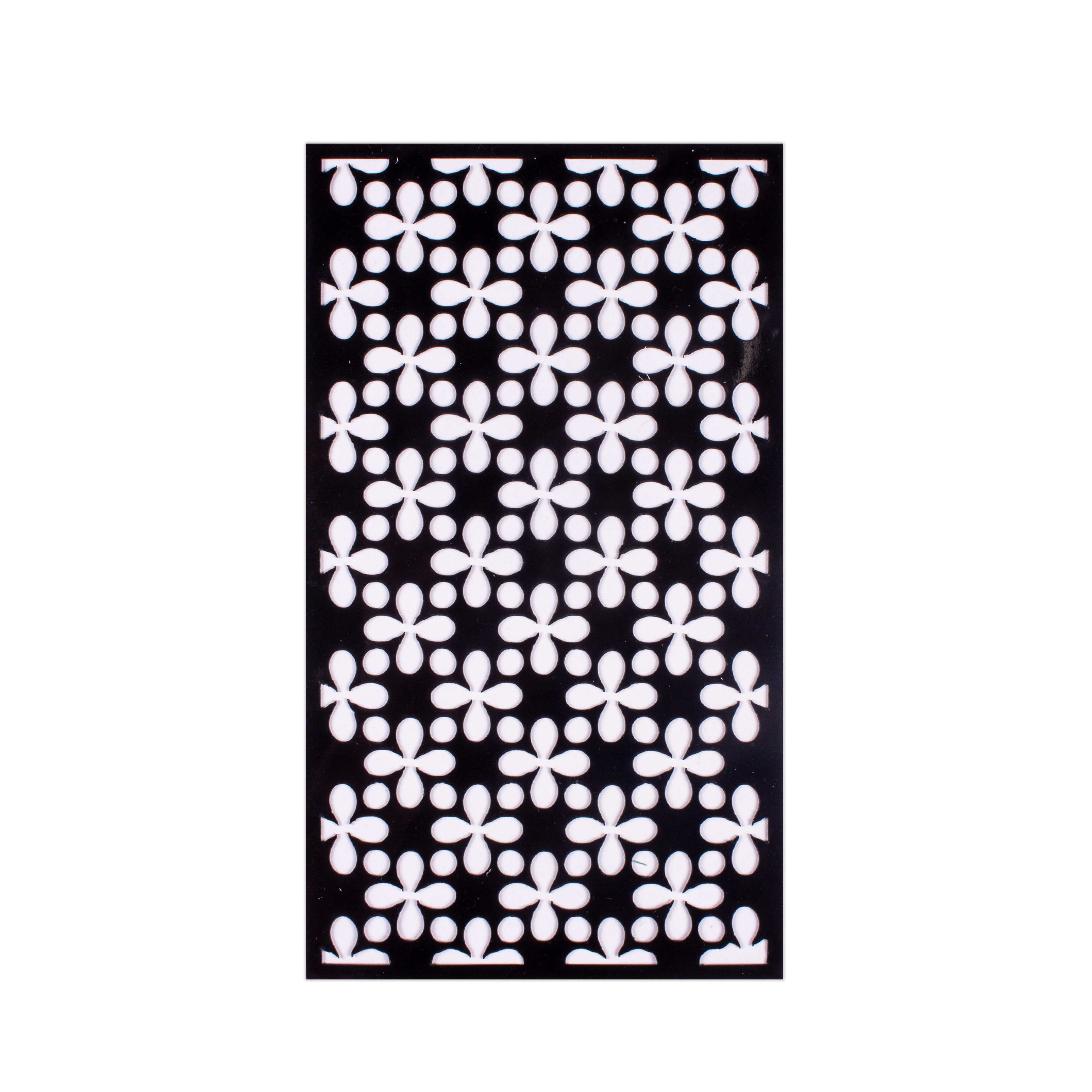 Stencil Floral Bounty 4in x 7in 1pc