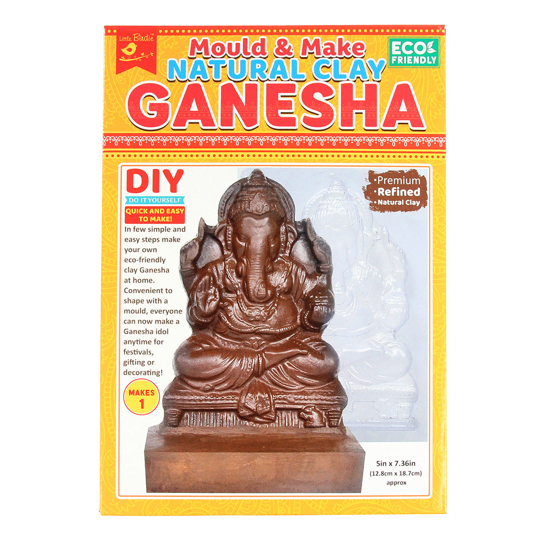 DIY Natural Clay Ganesha - Mould and Make Kit