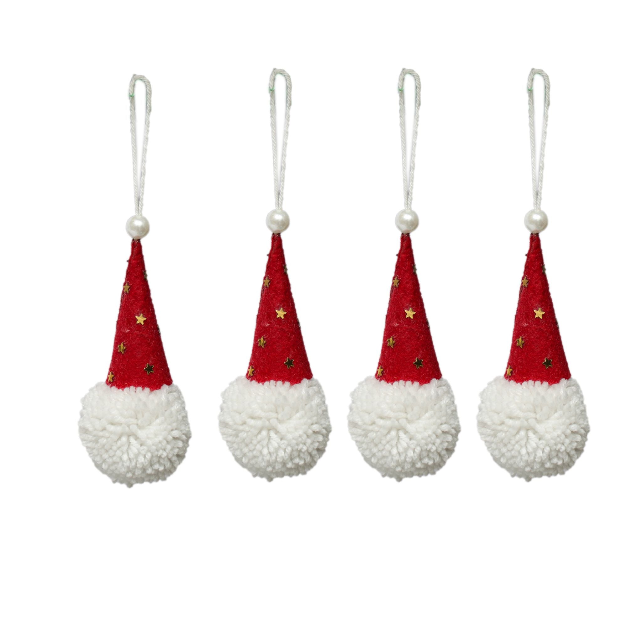 2 Feet - Christmas LED Fibre Optic Tree with Colour Changing Lights & Star 55 Branches (60cm) 1pc  (Ornaments Combo)