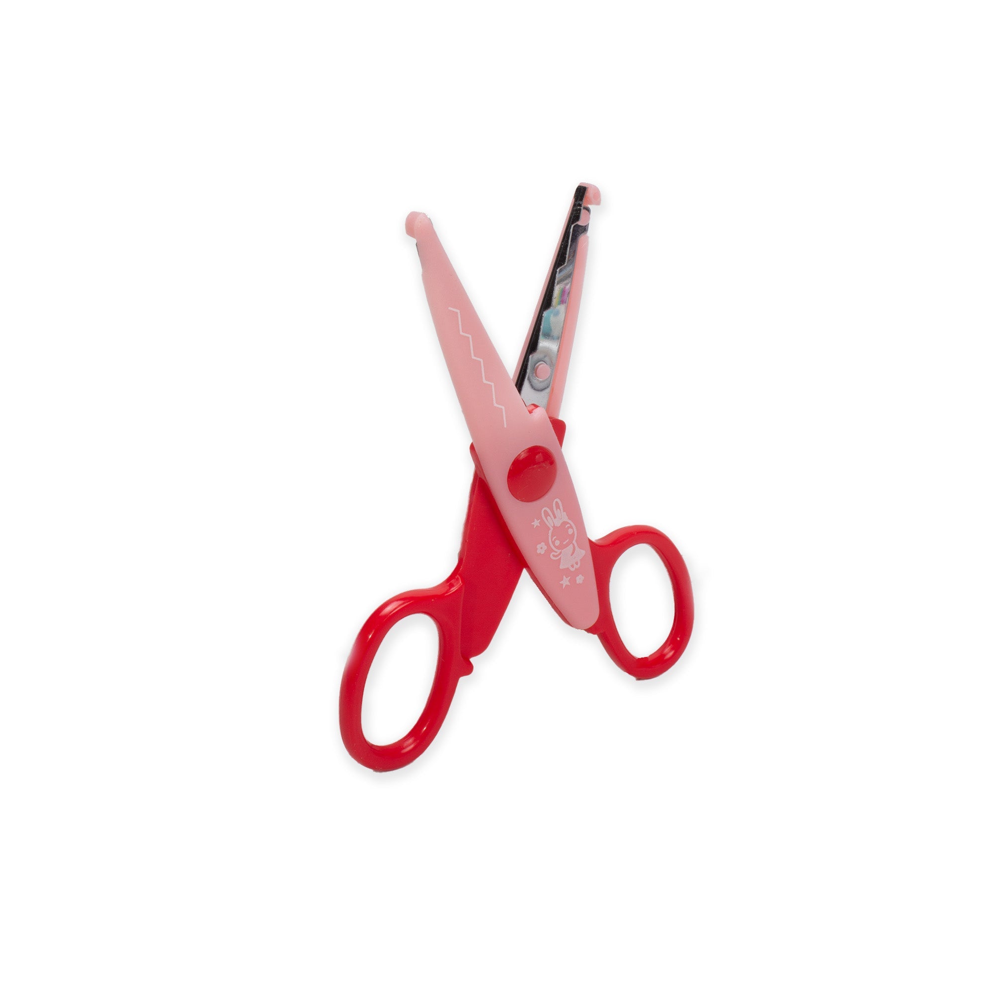 Kids Scissors Slanted Zigzag Design Cutting 1pcs