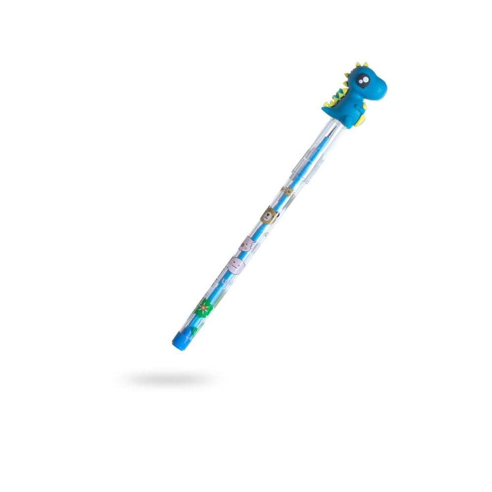Push Pencils with Dino Topper 0.7mm Tip 1pc