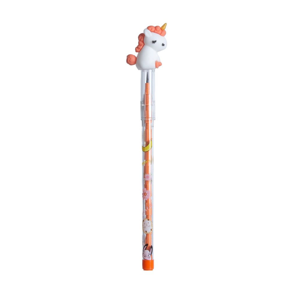 Push Pencils with Unicorn Topper 0.7mm Tip 1pc