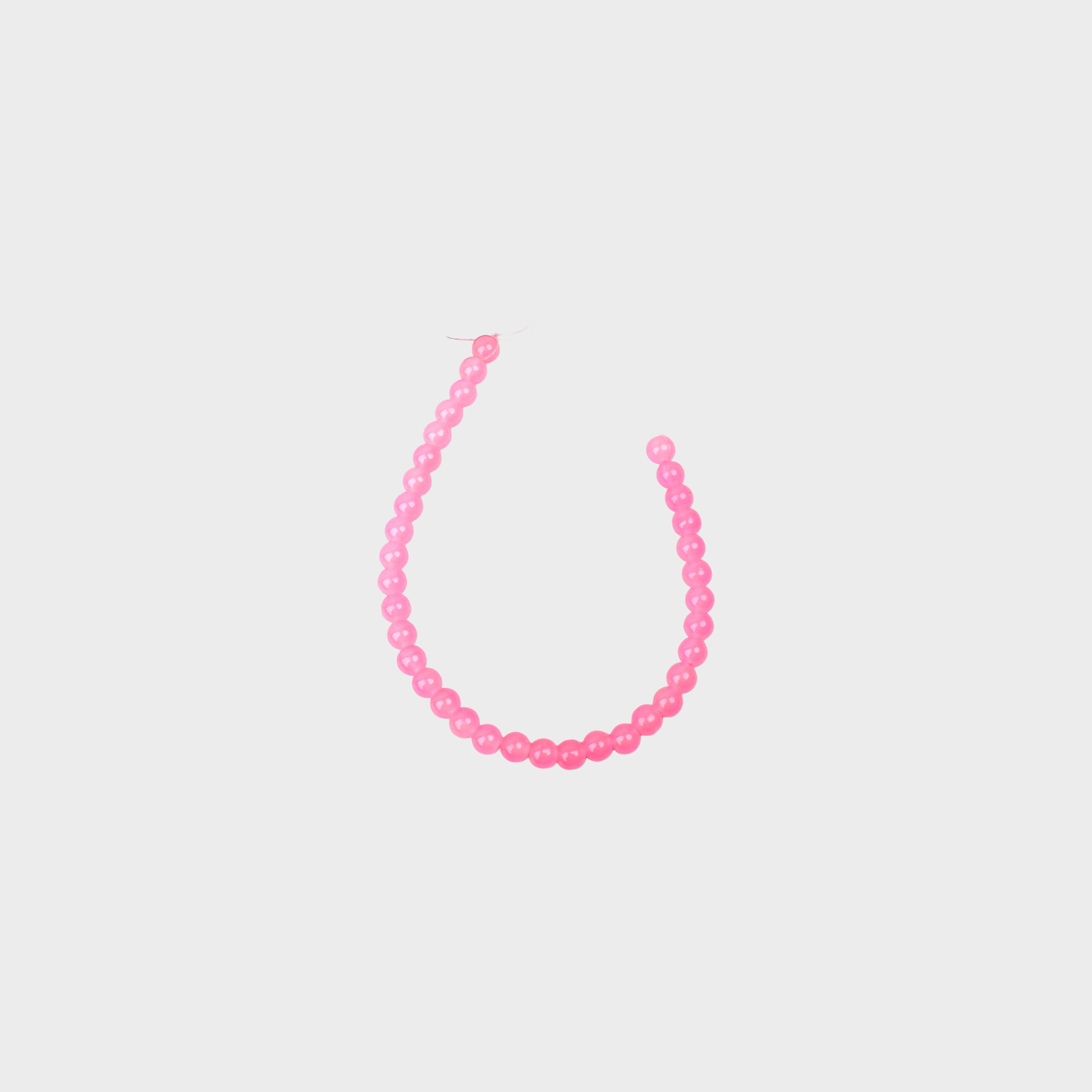 Glass Bead Round Blush Pink 8mm 35beads 1string