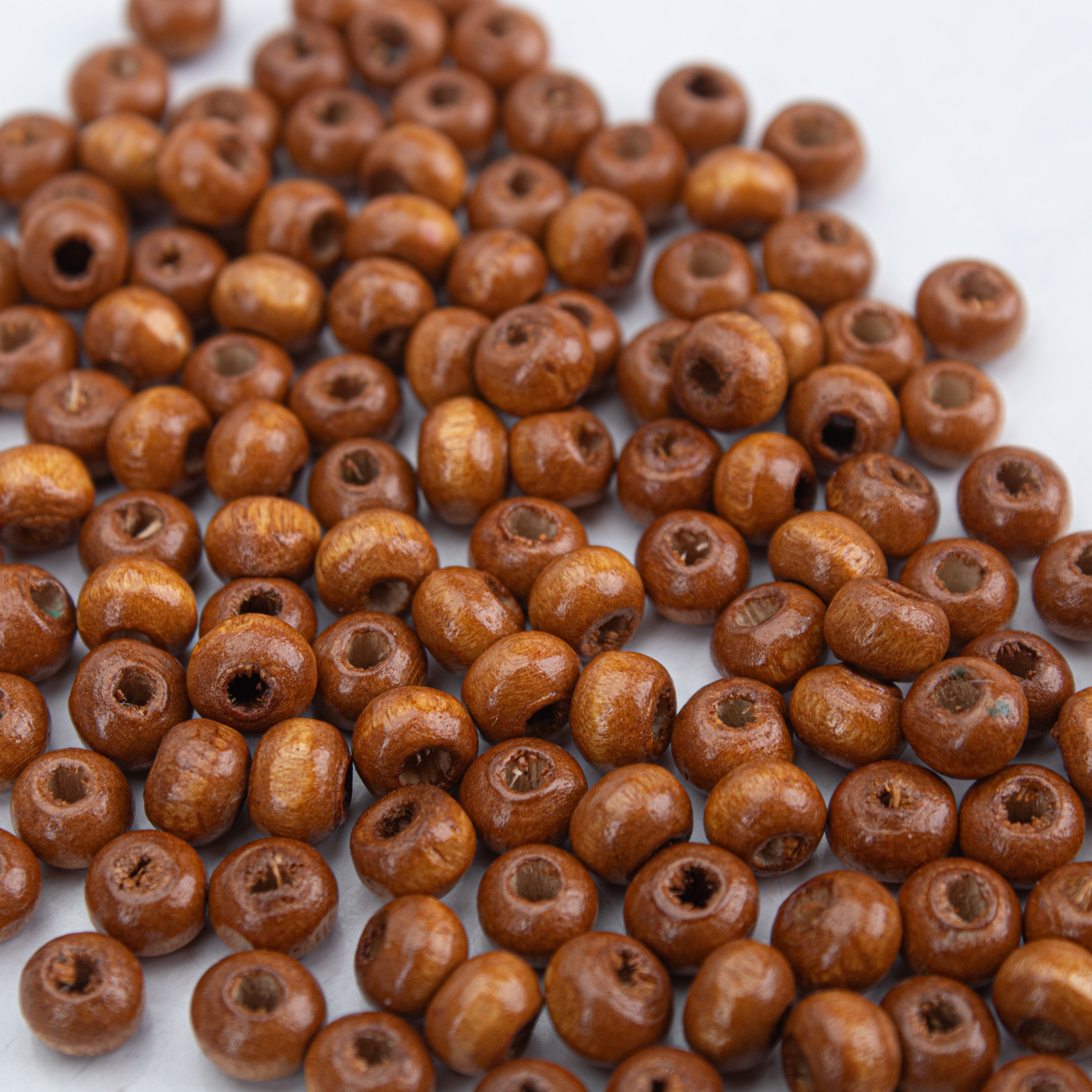 Wooden Beads 3 x 6mm 10gm PBHC IB