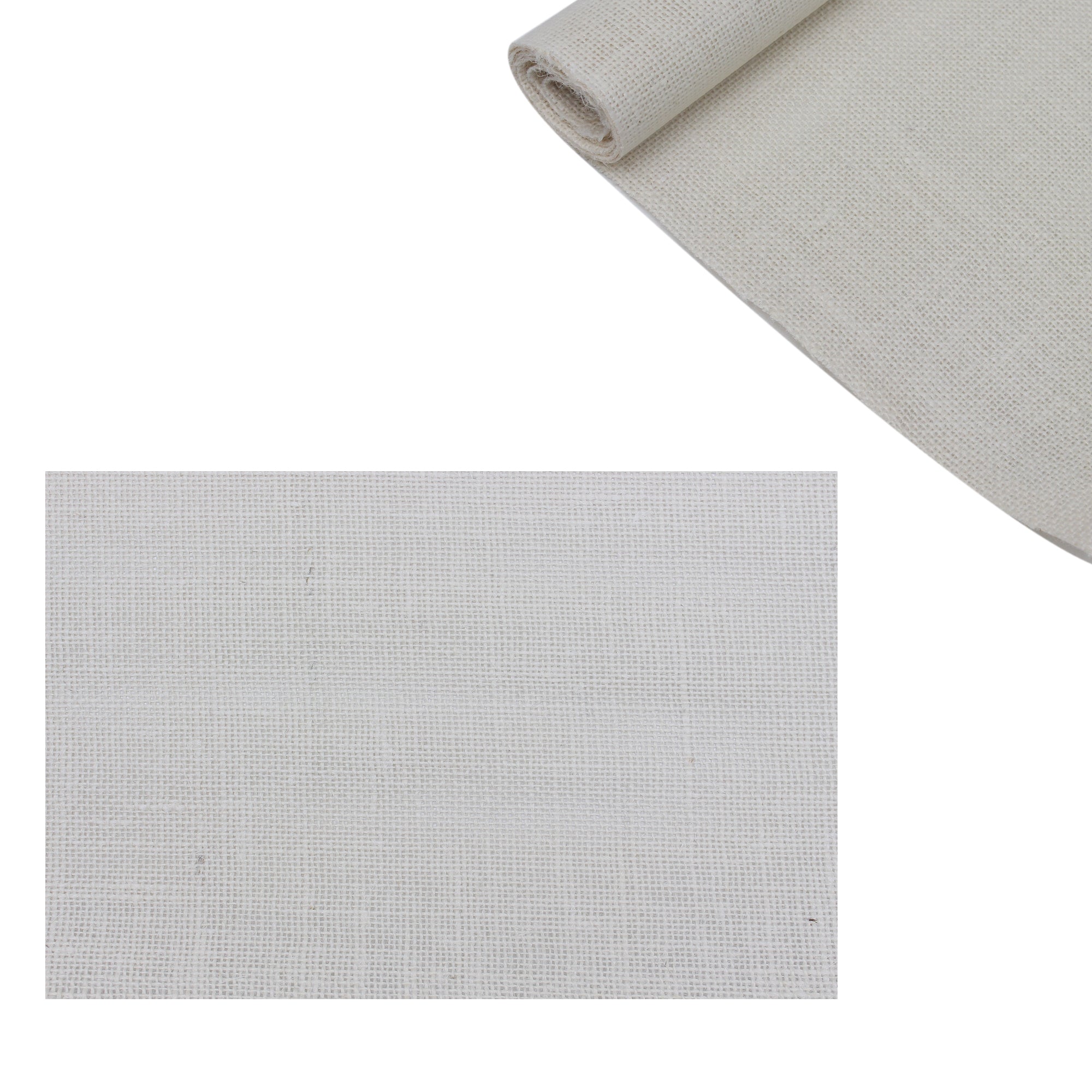 Jute Laminated Cream 1Mtrx1Mtr 1Sheet Ib