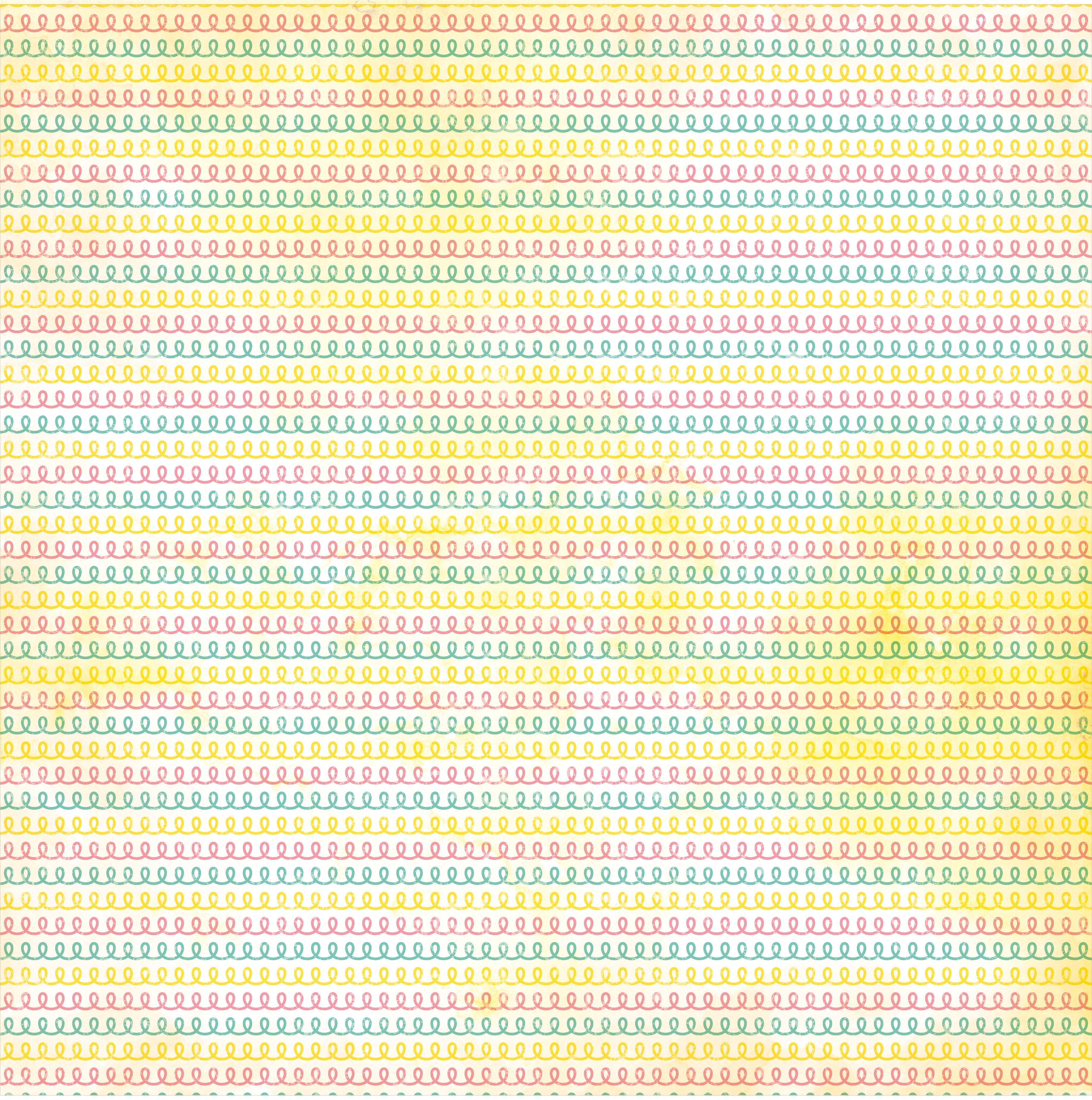 Paper Pack 12In X 12In Sunshine And Lemonade 12Sheets 250Gsm