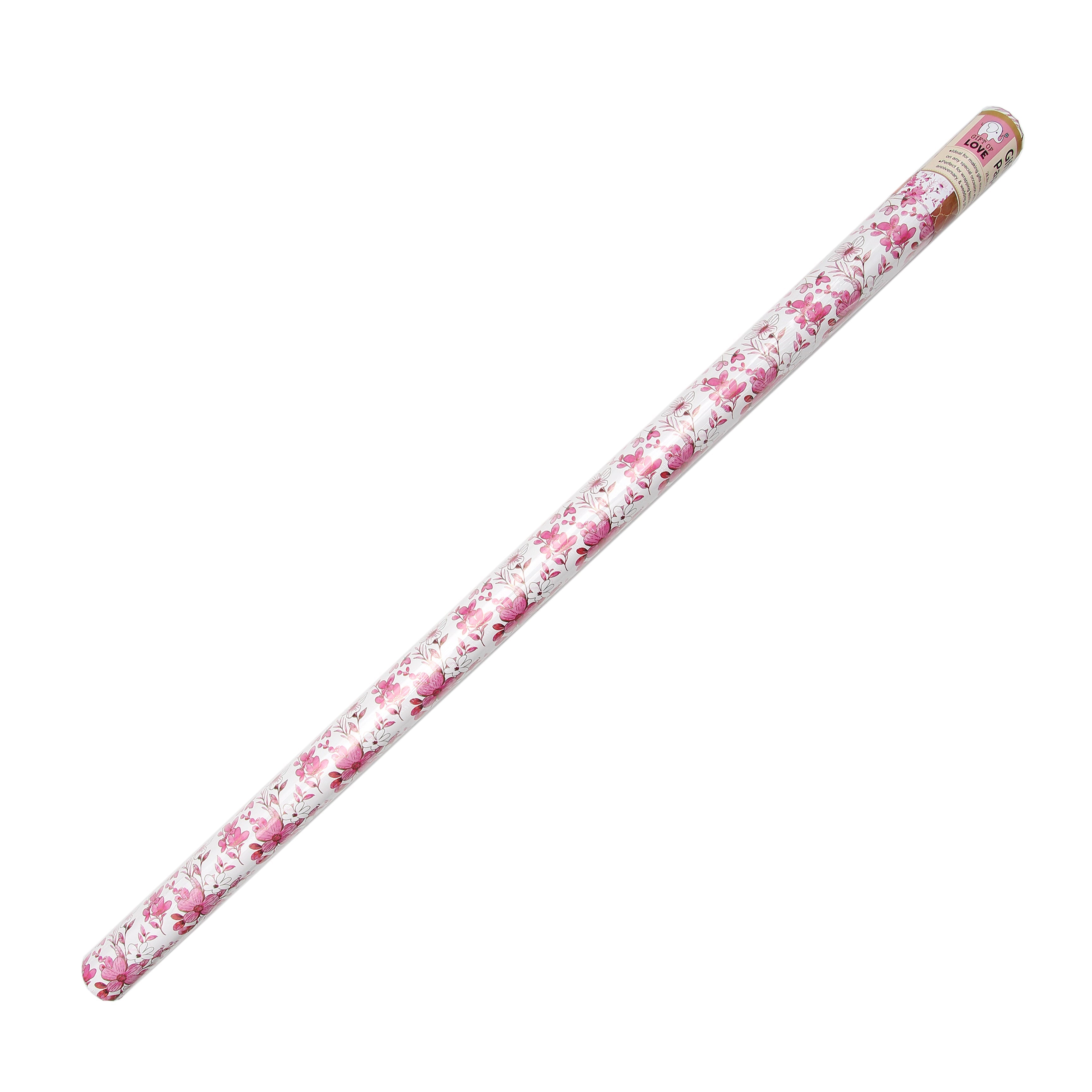 Gift Wraps Fleur Trelli Rosy Notes 20 X 30inch 1Roll 5Sheet