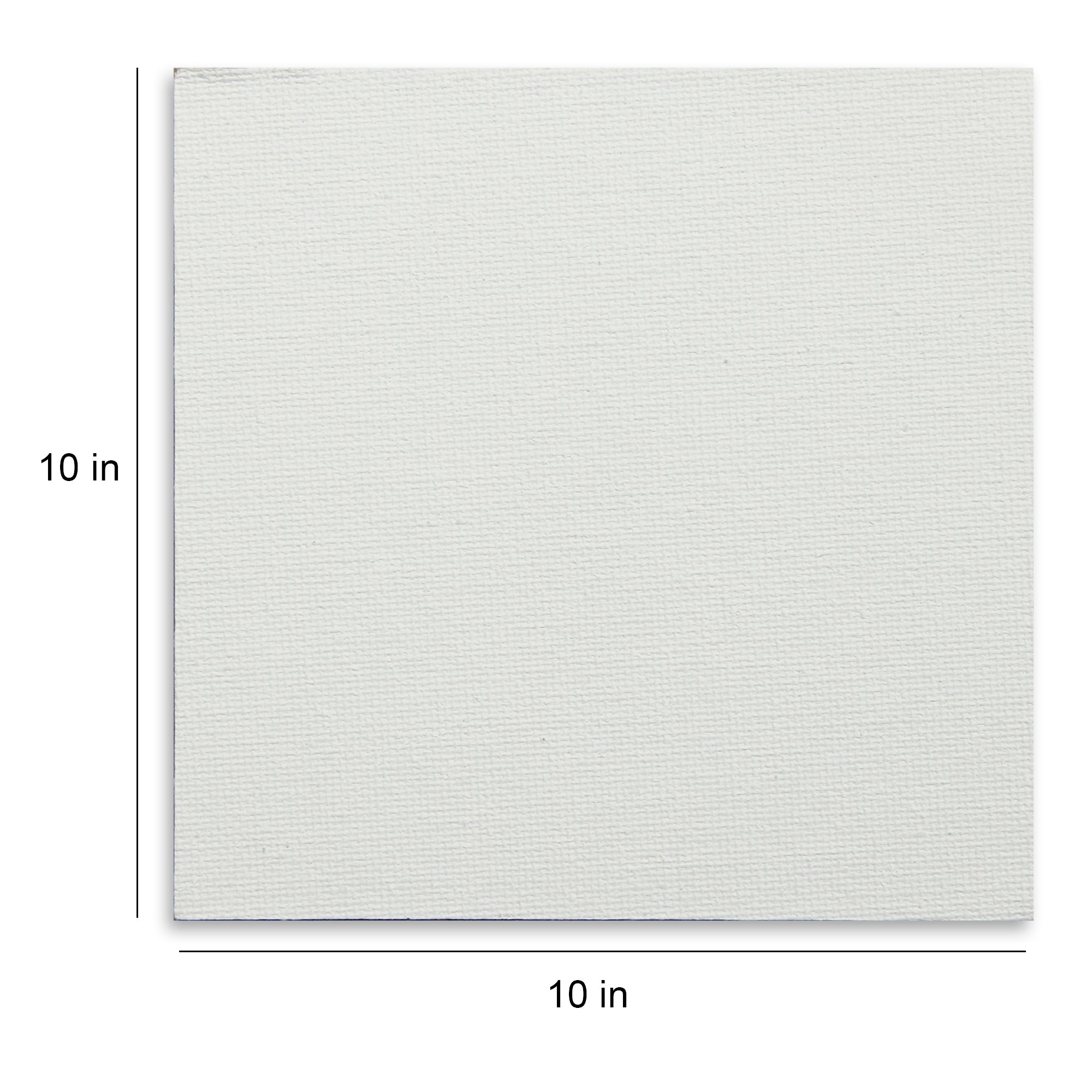 Canvas Board Square 10 X 10Inch 230Gsm 2Mm Thick 4Pc Shrink Lb