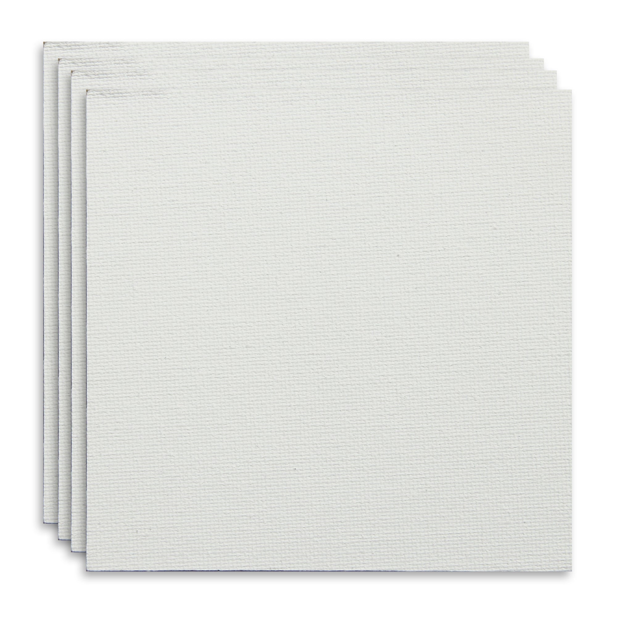 Canvas Board Square 12 X 12Inch 230Gsm 2Mm Thick 4Pc Shrink Lb
