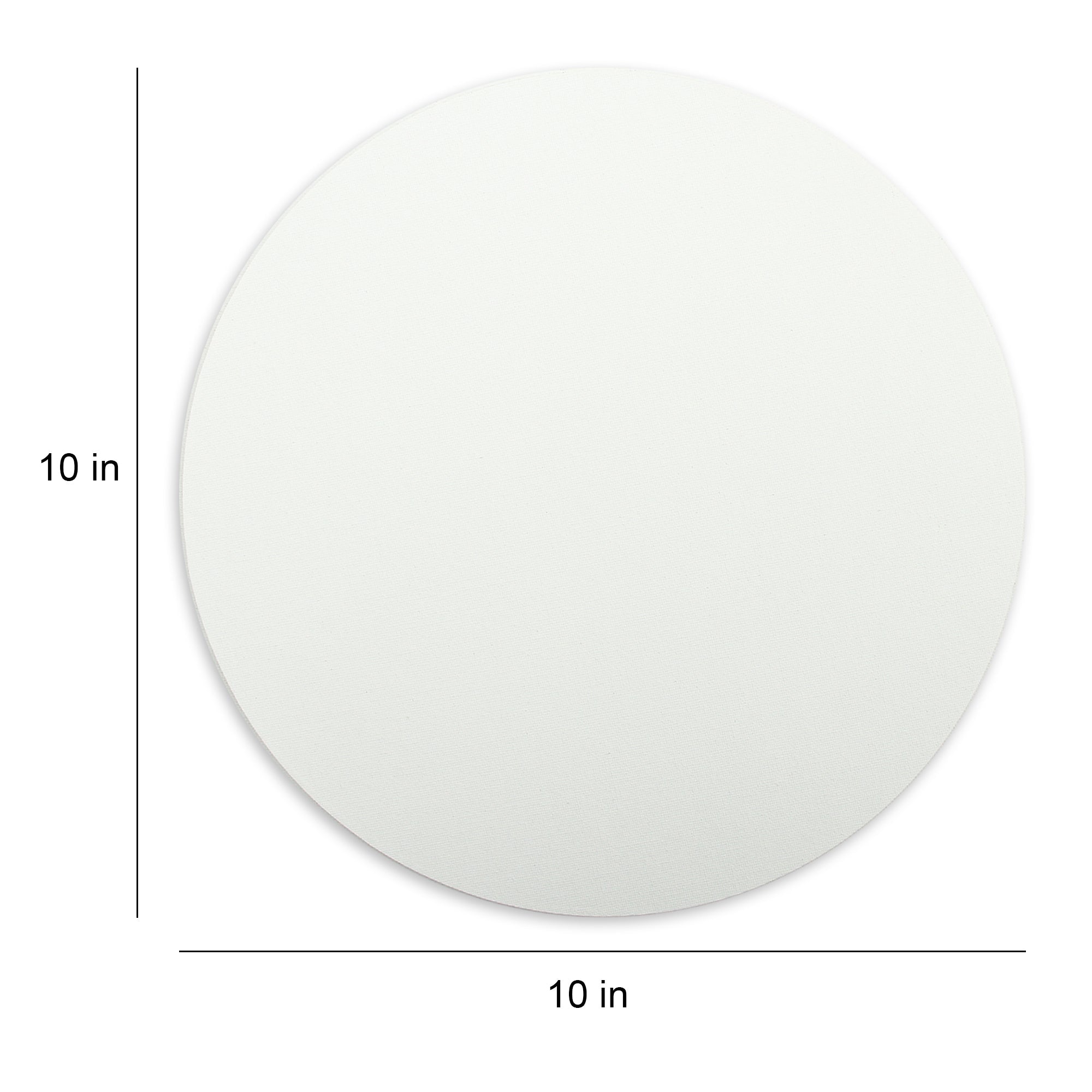 Canvas Board Round 10Inch Dia 230Gsm 2Mm Thick 4Pc Shrink Lb