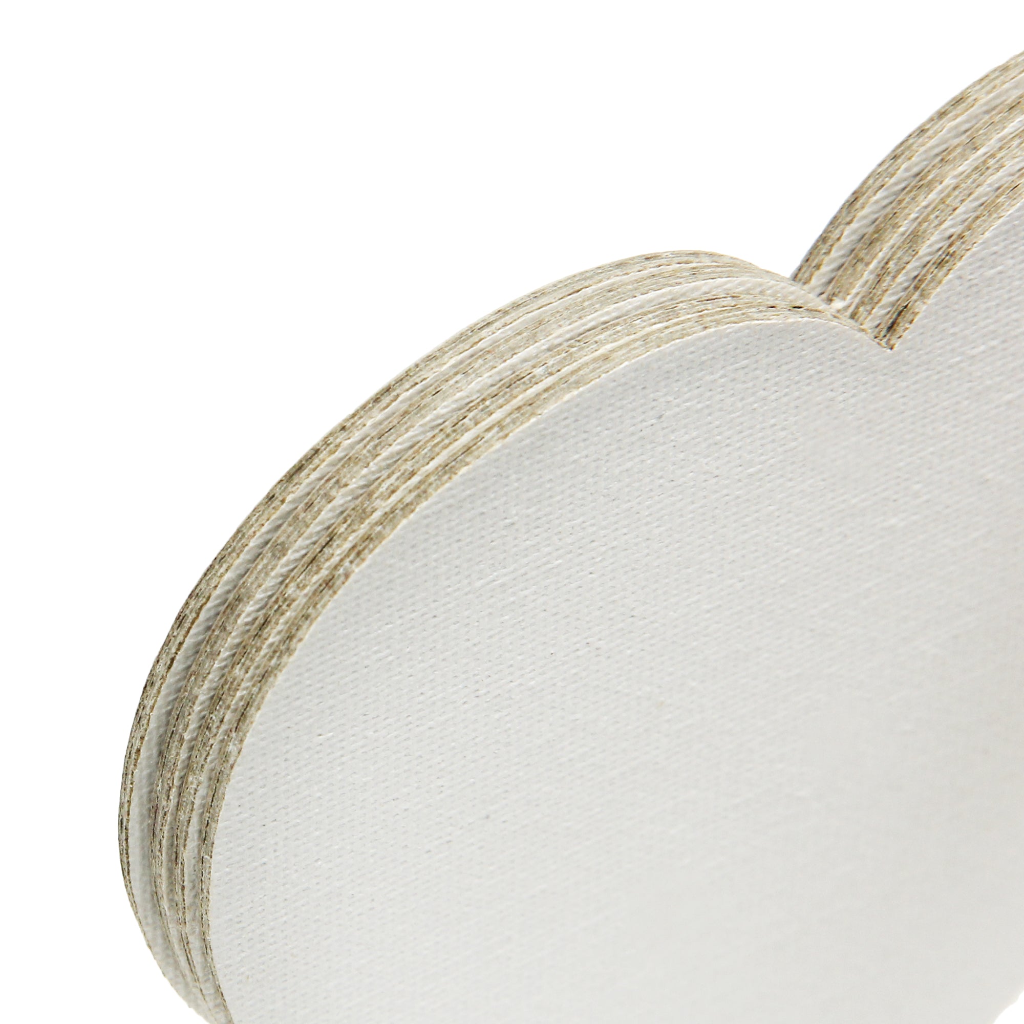 Canvas Board Heart 4 X 4Inch 230Gsm 2Mm Thick 4Pc Shrink Lb