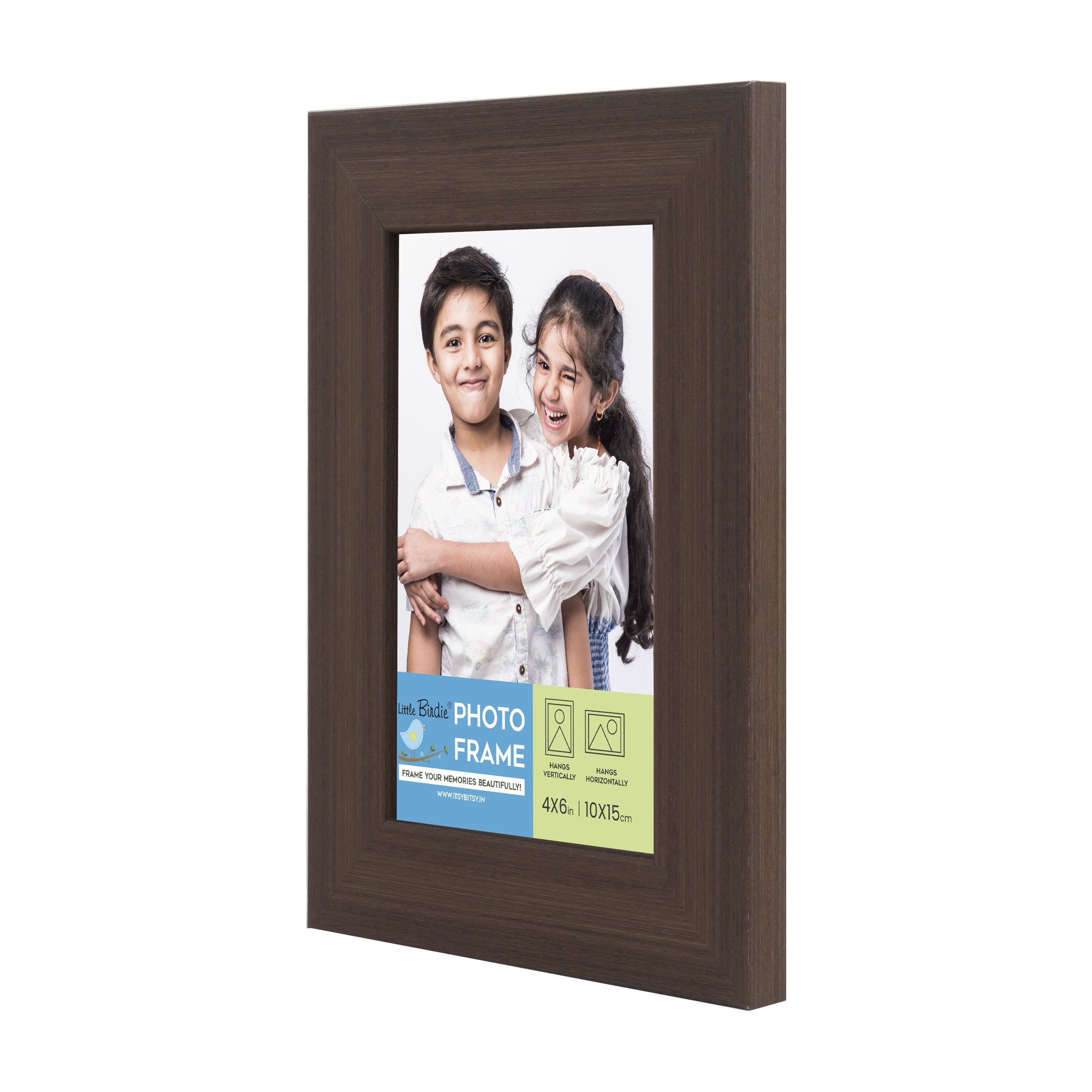 Table Top Photo Frame Mahogany 4 X 6Inch 1Pc Sw Lb