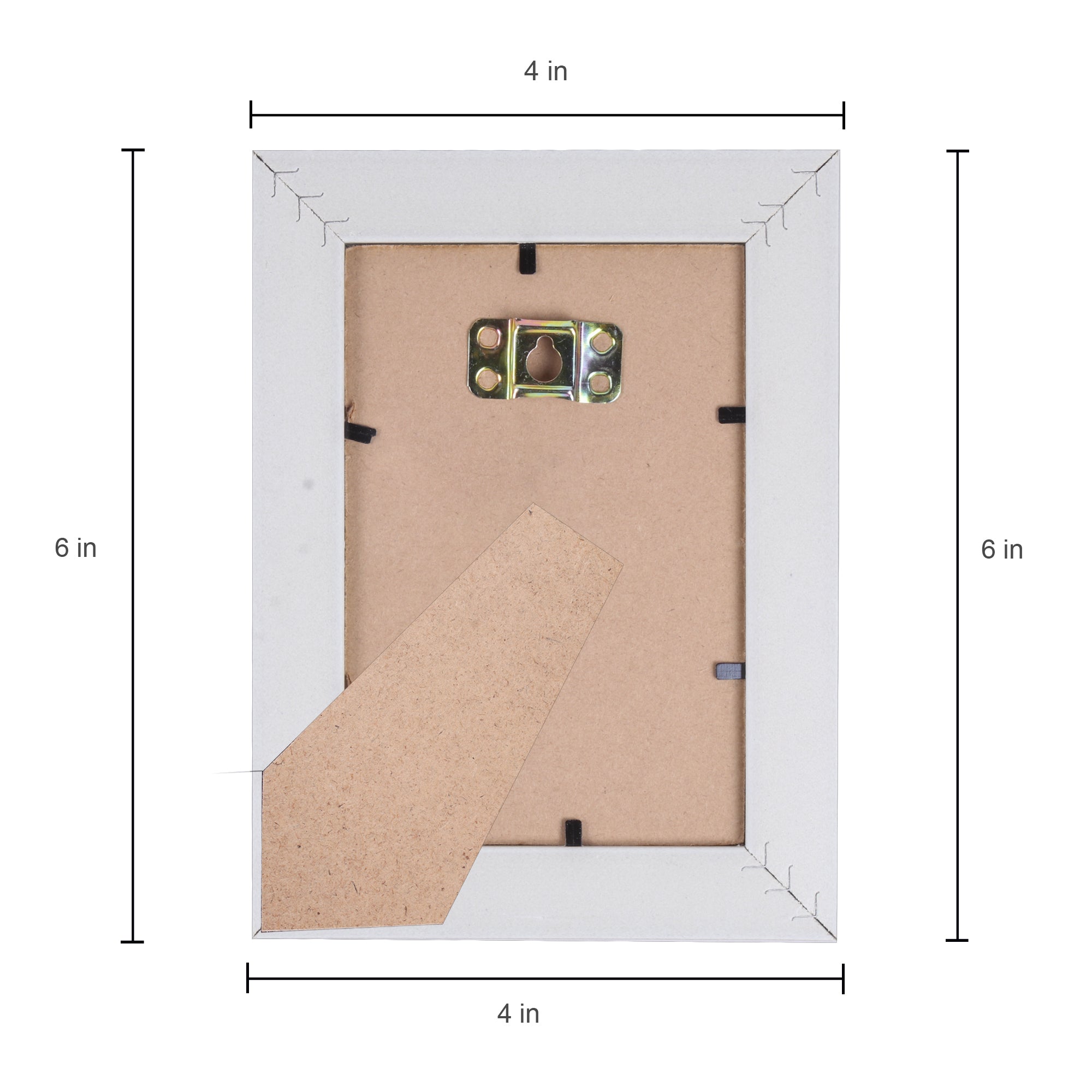 Table Top Photo Frame Walnut 4 X 6Inch 1Pc Sw Lb
