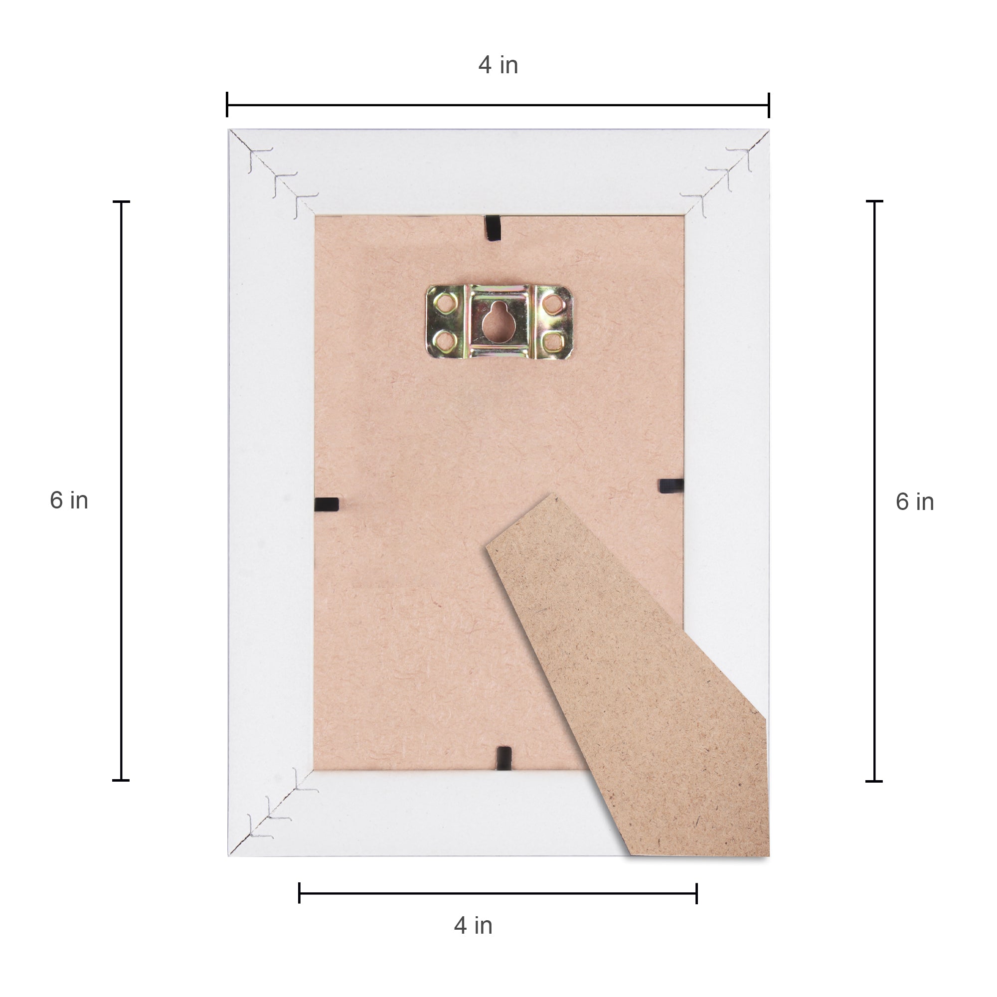 Table Top Photo Frame Rose Wood 4 X 6Inch 1Pc Sw Lb