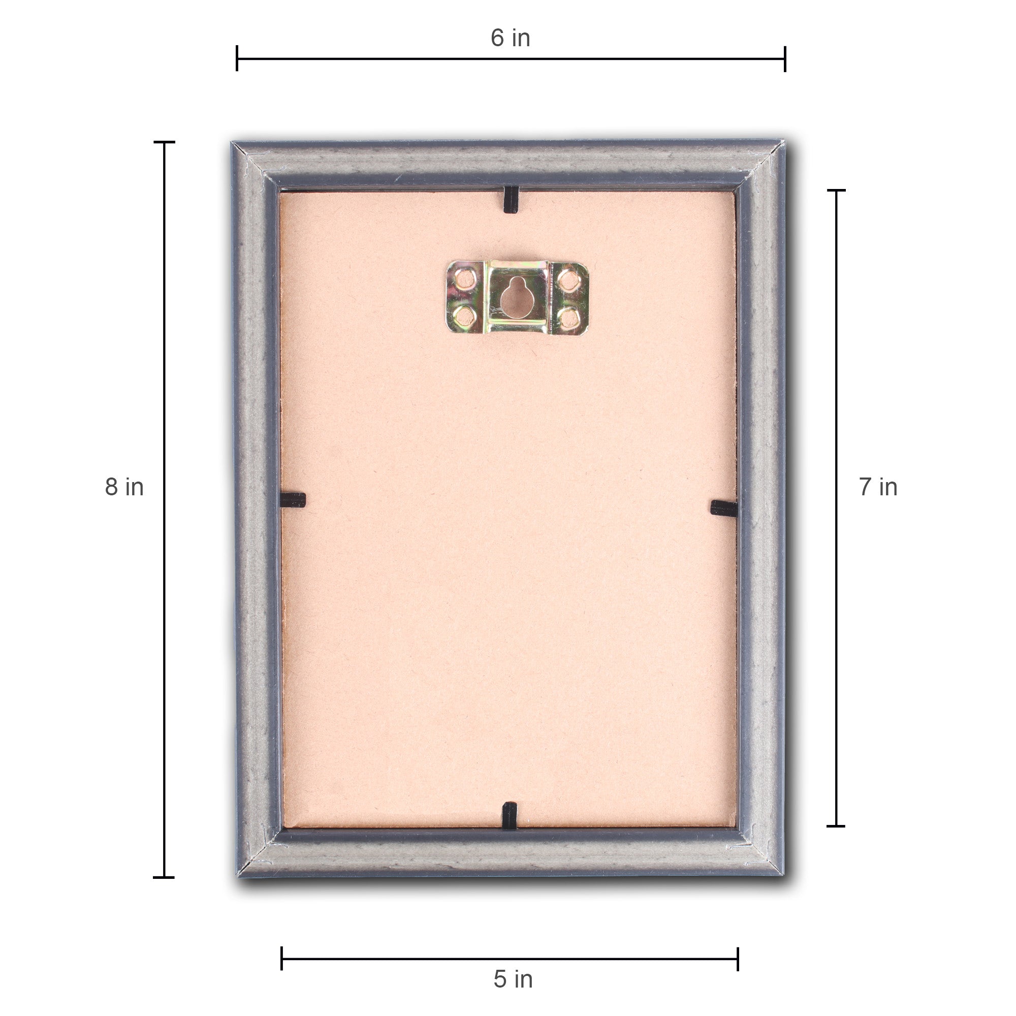 Table Top Photo Frame Narrow Black 5 X 7Inch 1Pc Sw Lb