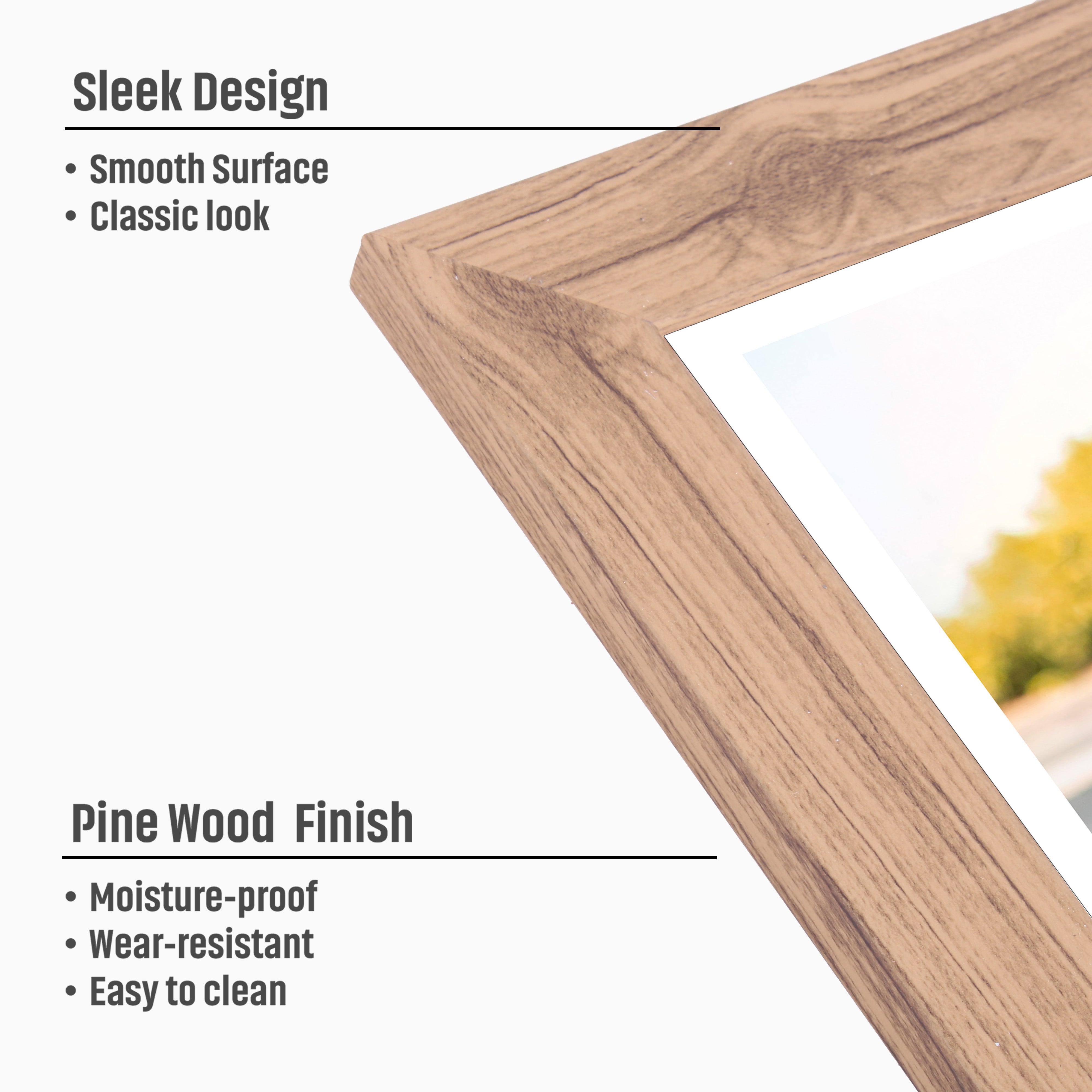 Table Top Photo Frame Teak 5 X 7Inch 1Pc Sw Lb