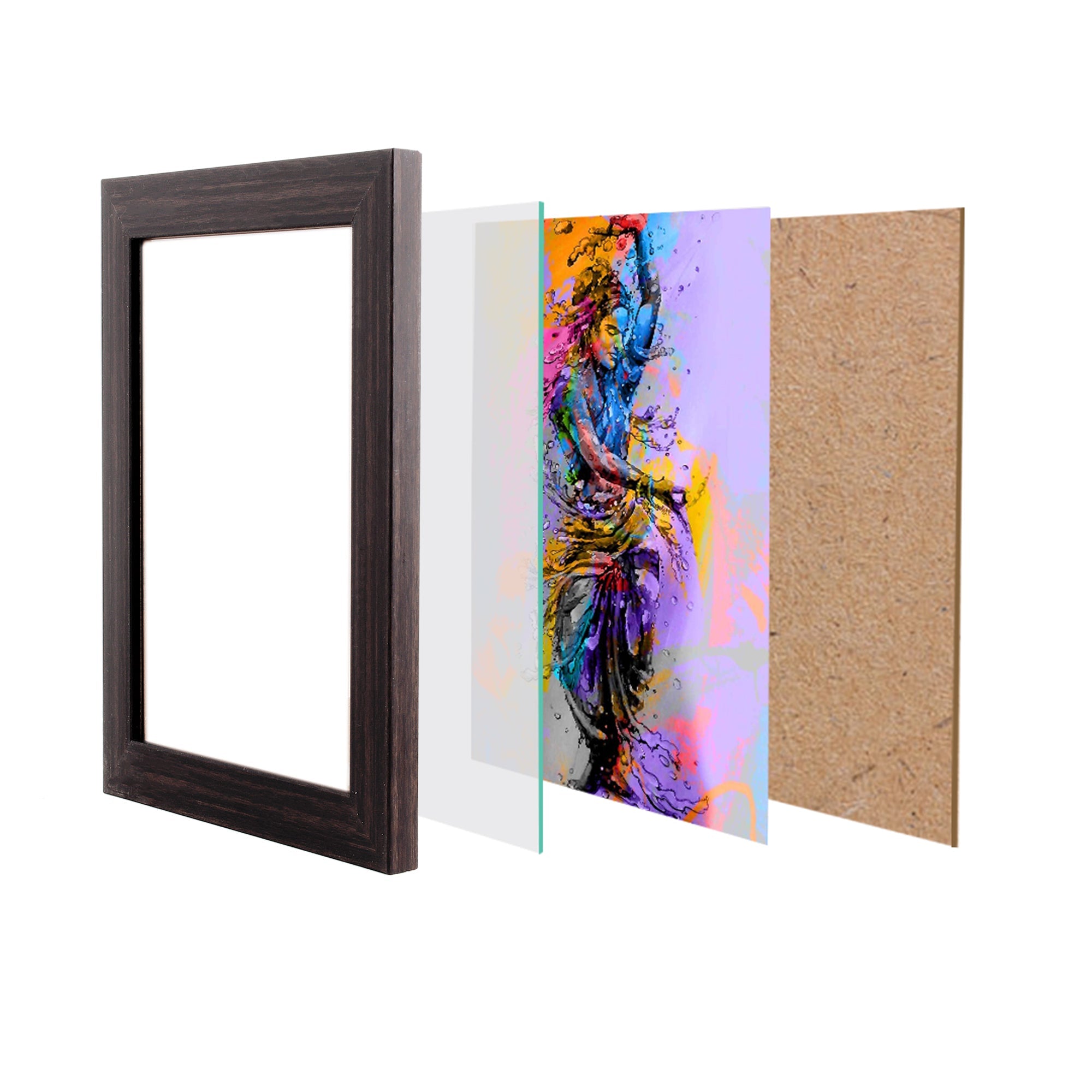 Table Top Photo Frame Rose Wood 8 X 10Inch 1Pc Sw Lb