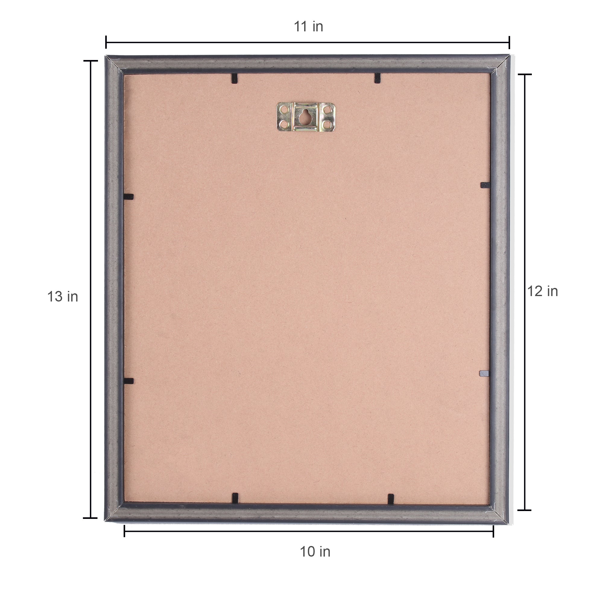 Wall Photo Frame Narrow Black 10 X 12Inch 1Pc
