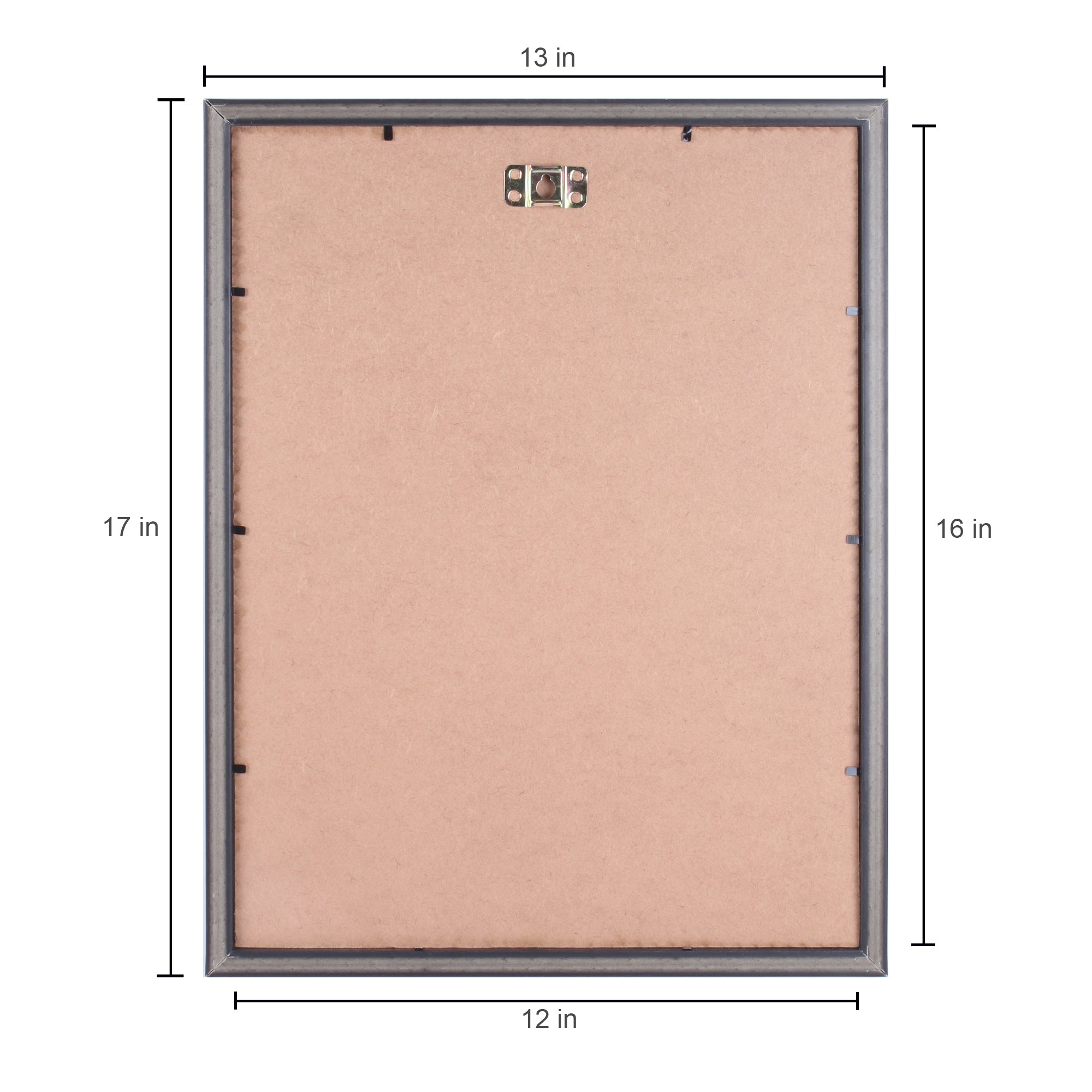 Wall Photo Frame Narrow Black 12 X 16Inch 1Pc