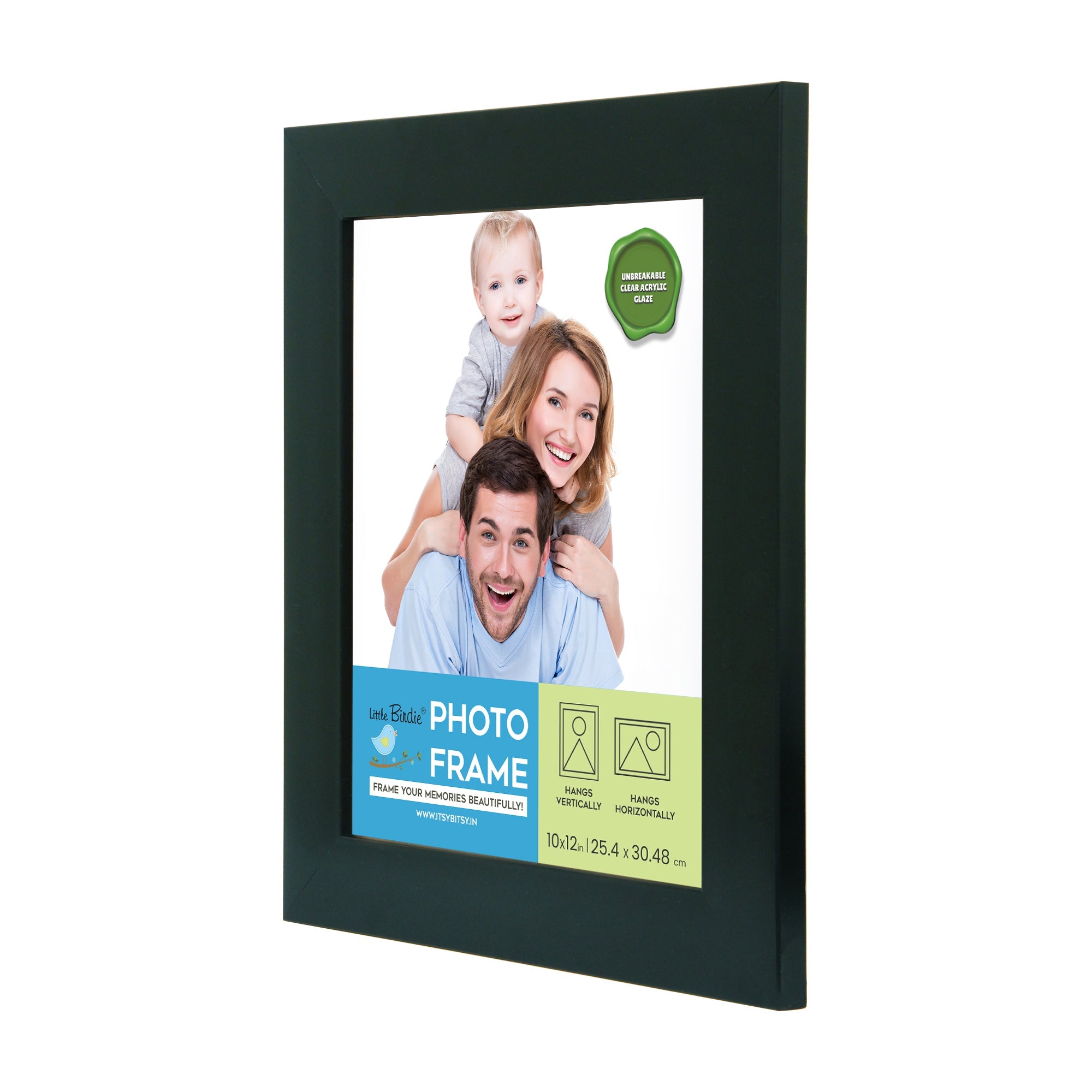 Wall Photo Frame Modern Black 10 X 12Inch 1Pc Sw Lb