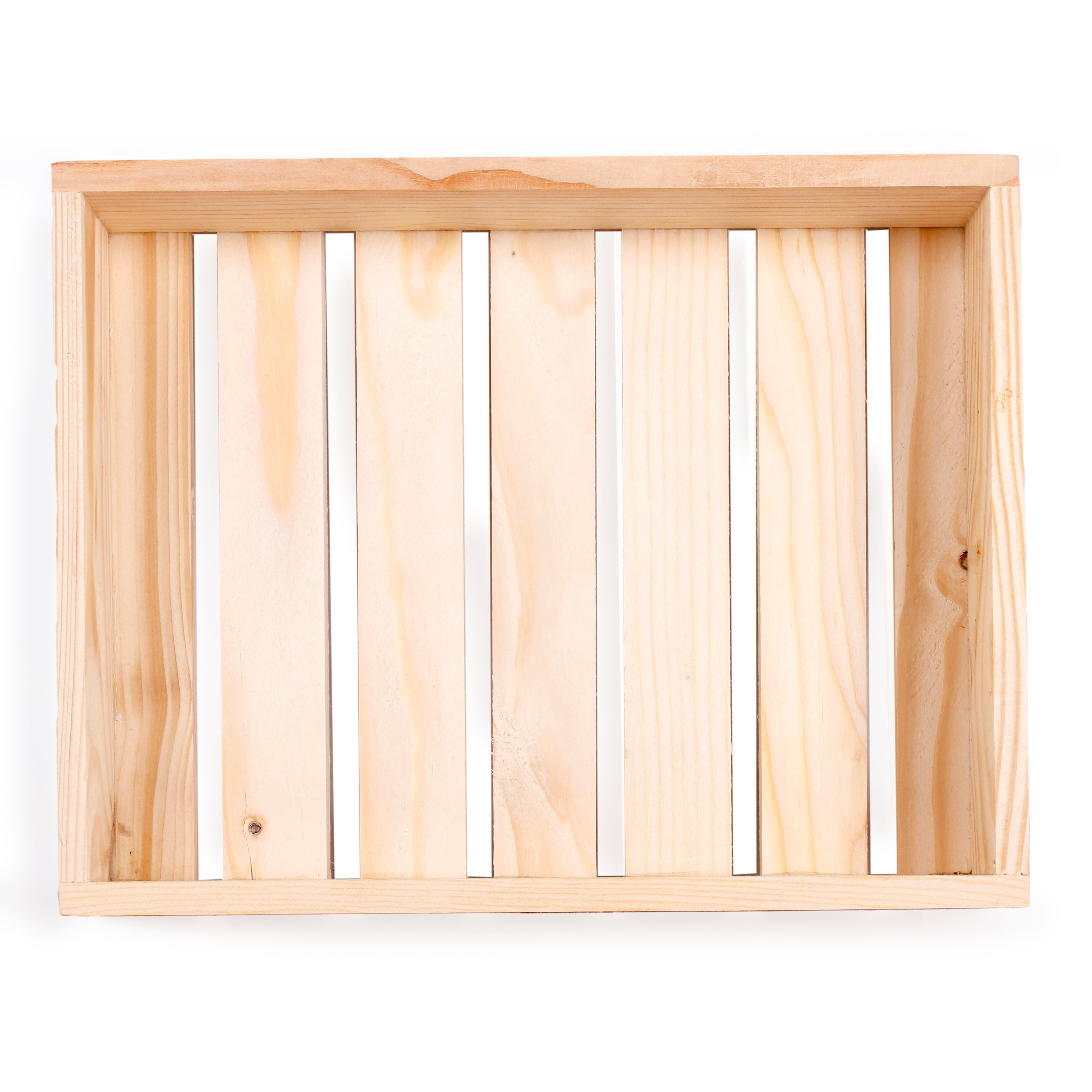 Wooden Multipurpose Slotted Serving Tray 8 X 10 X 2Inch 1Pc Ib