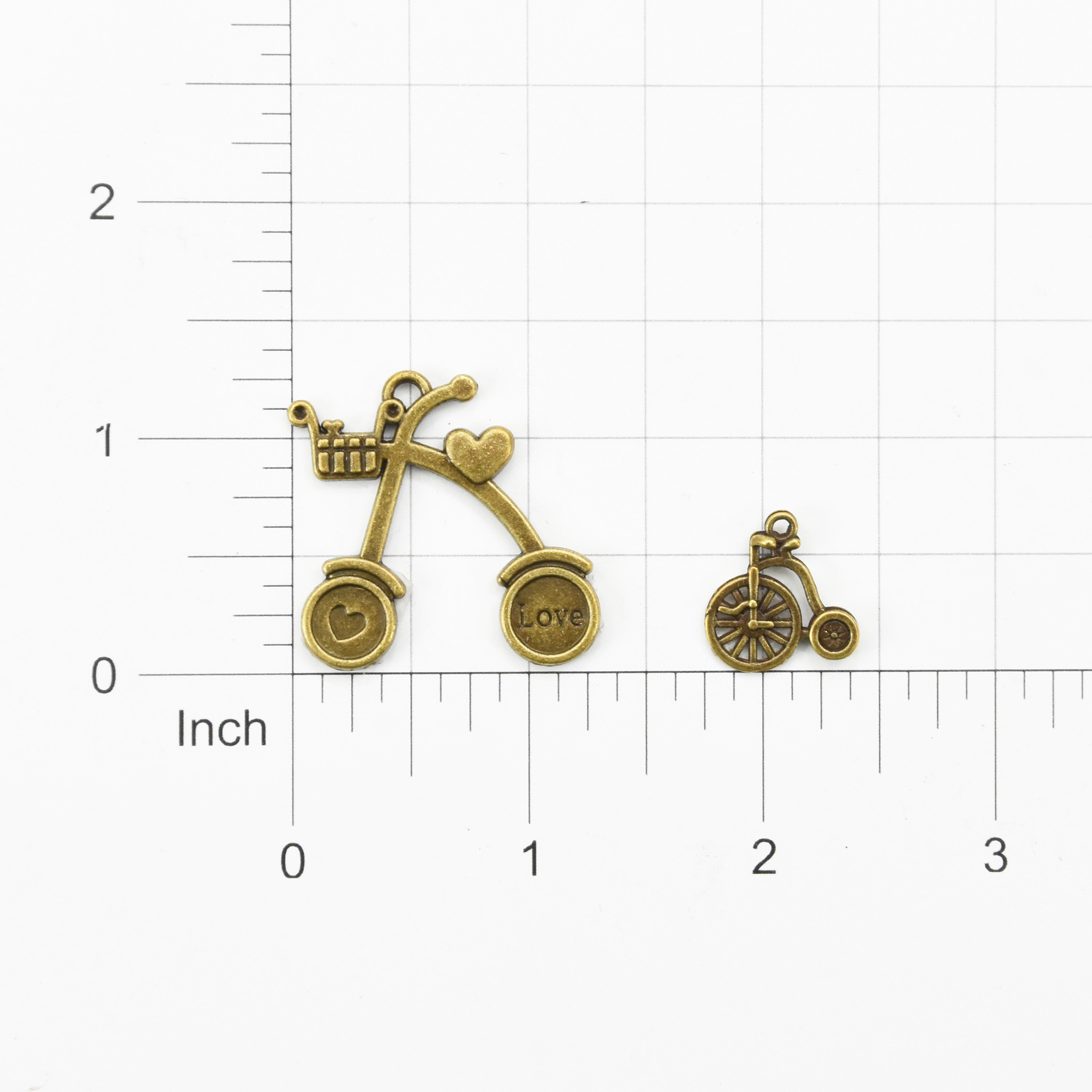 Metal Charms Pendant Blank Square 1Pc Pbci Ib