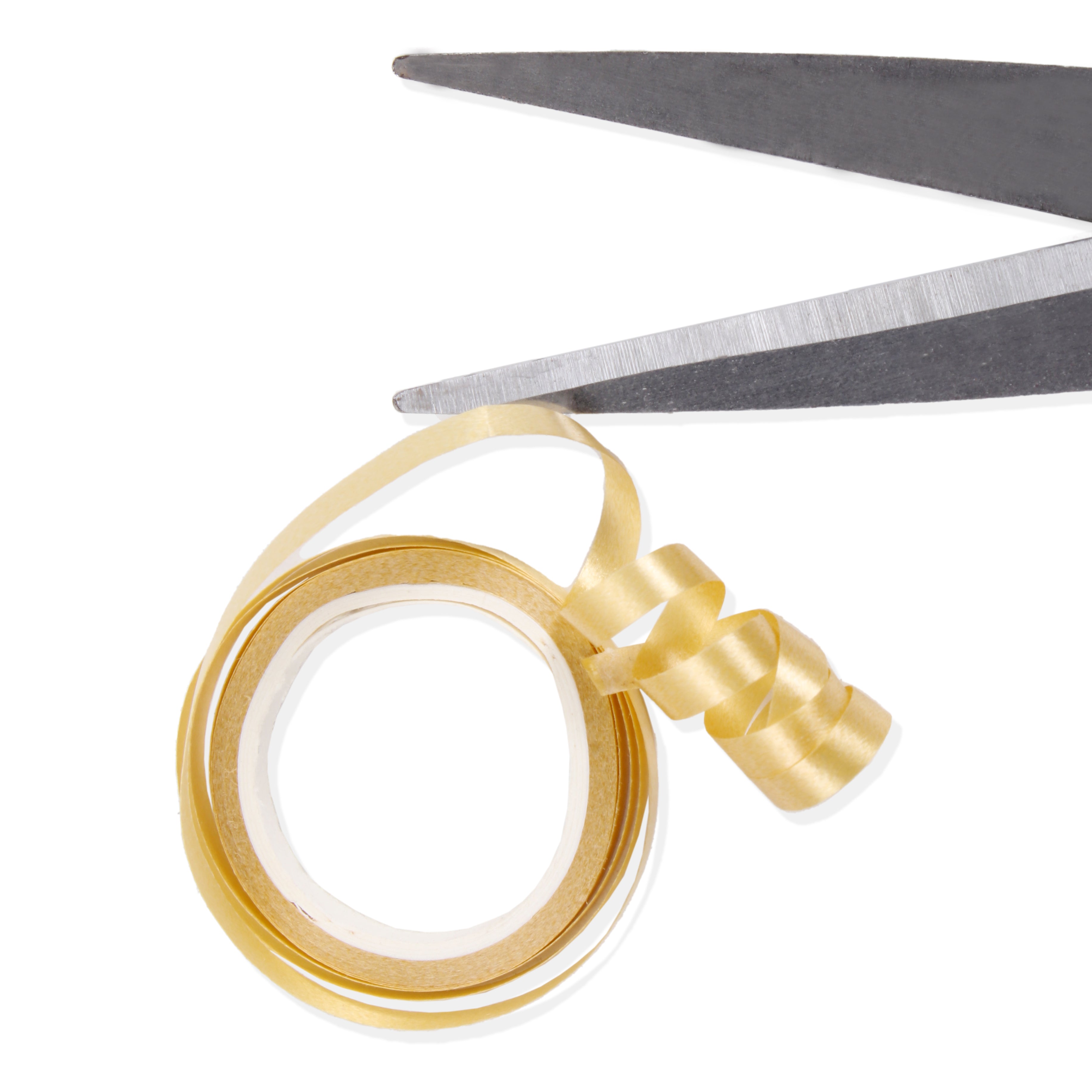 Curling Ribbon For Balloon Decoration 3Mm X 3Mtr Gold 10Pc Pbhc Ib