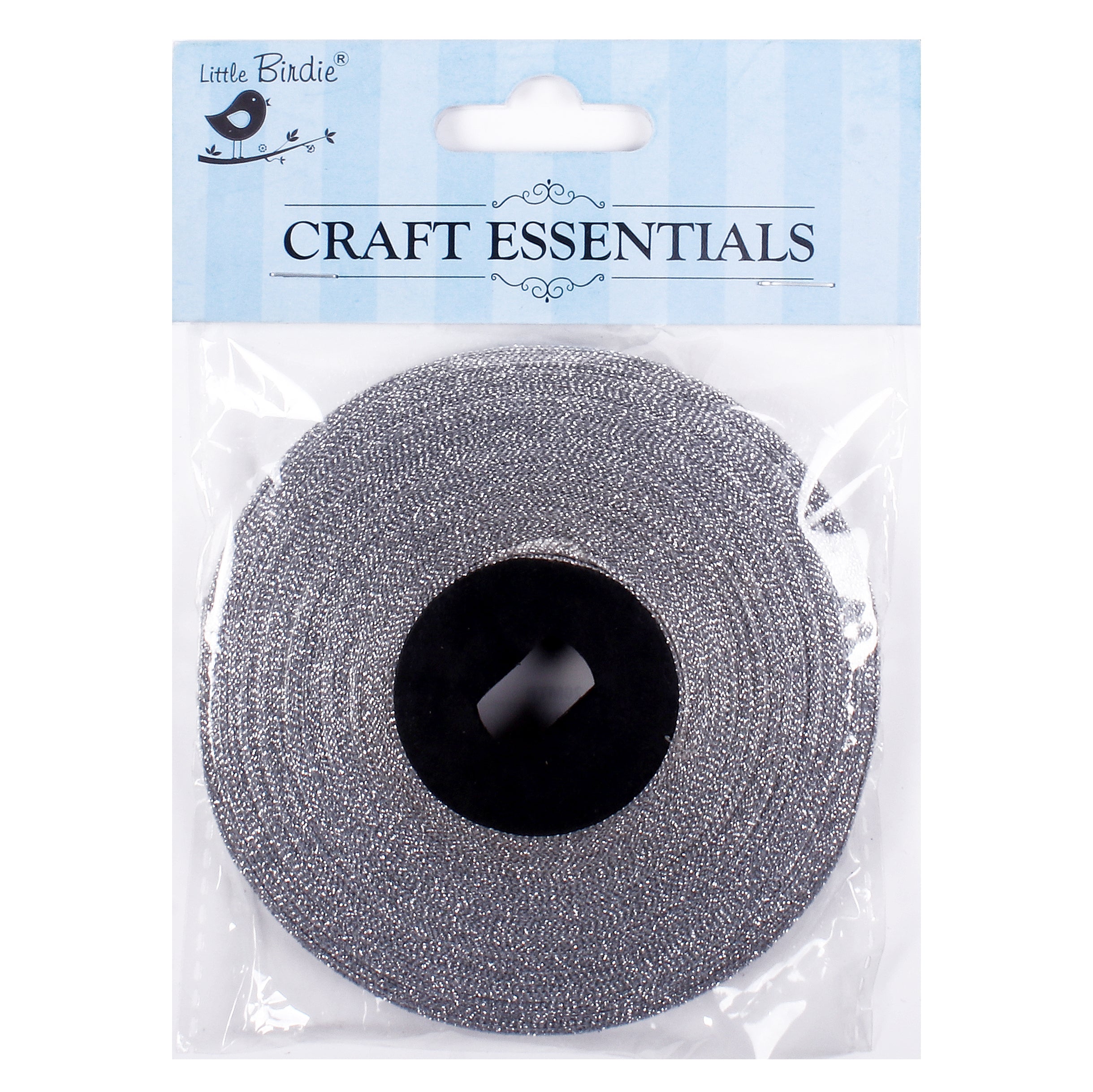 Tissue Ribbons 6mm Silver 20mtr
