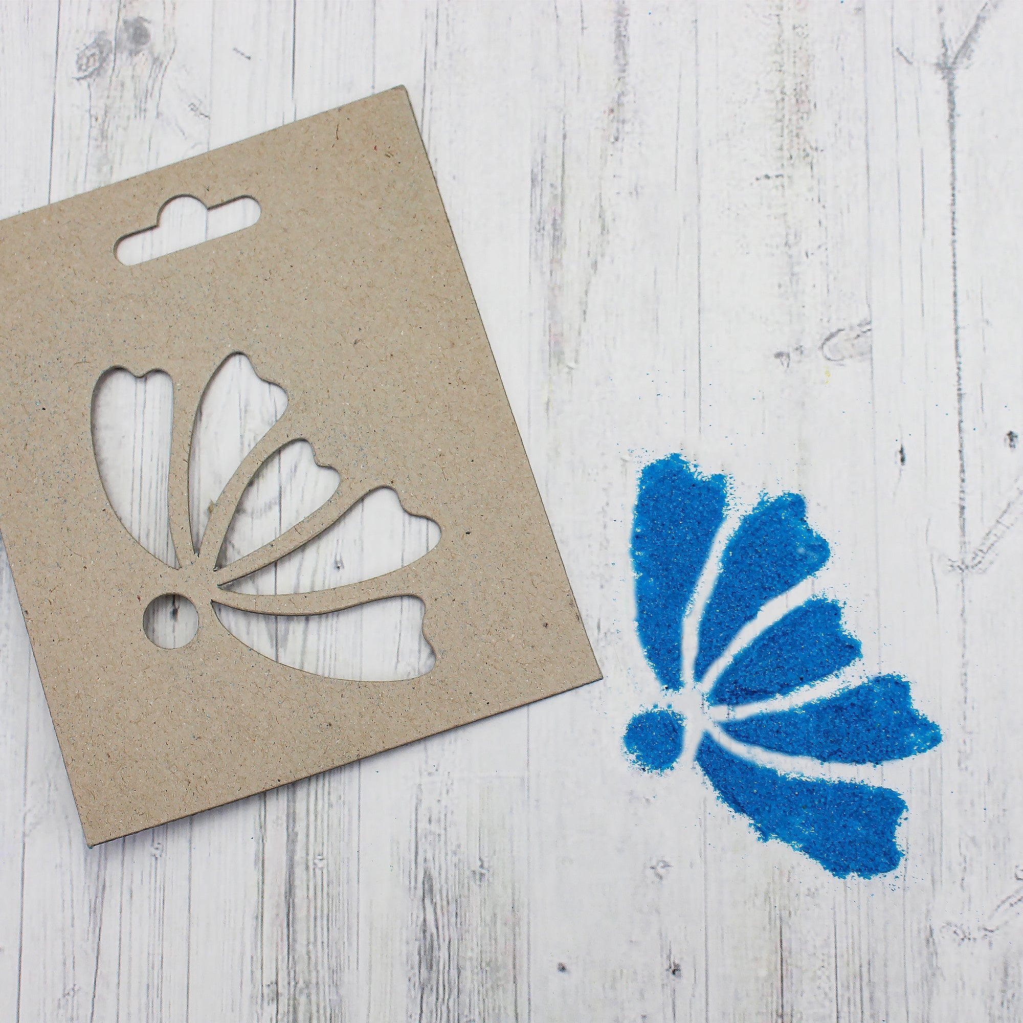 Chipboard Stencil - Champa 4 X 5 inch