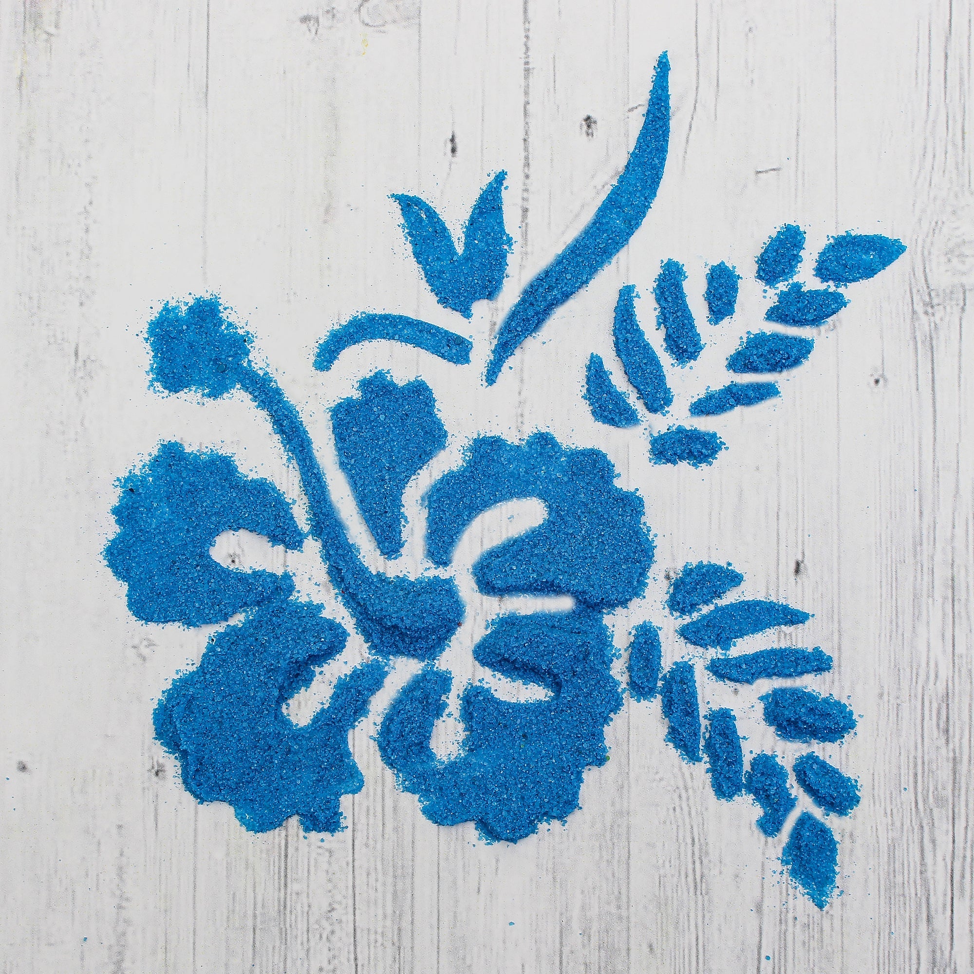 Chipboard Stencil- Hibiscus, 6 X 7 inch