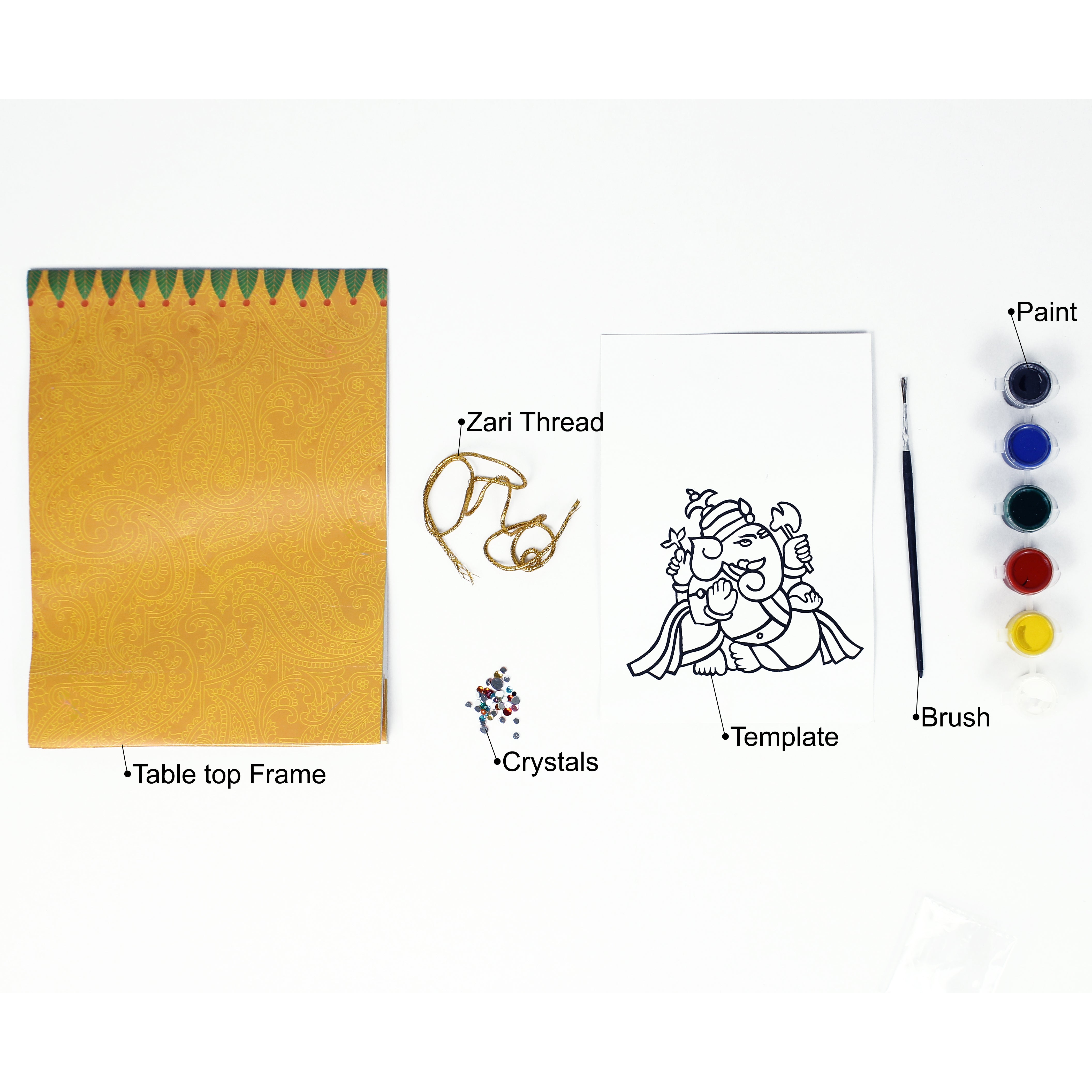 Paint Decorate and frame - Ganesha