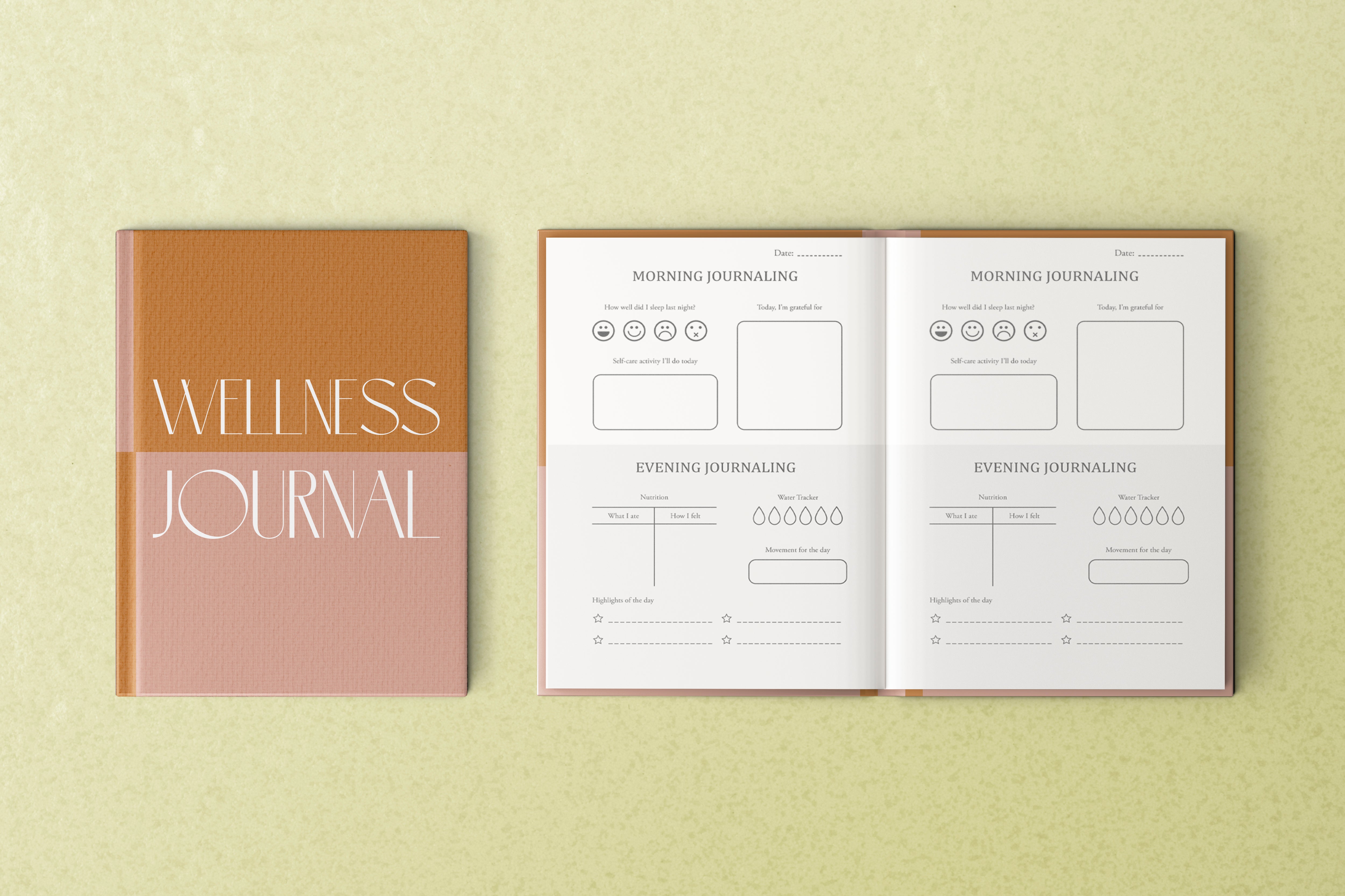 Wellness Journal Sunny Days A5 176Pages Ib