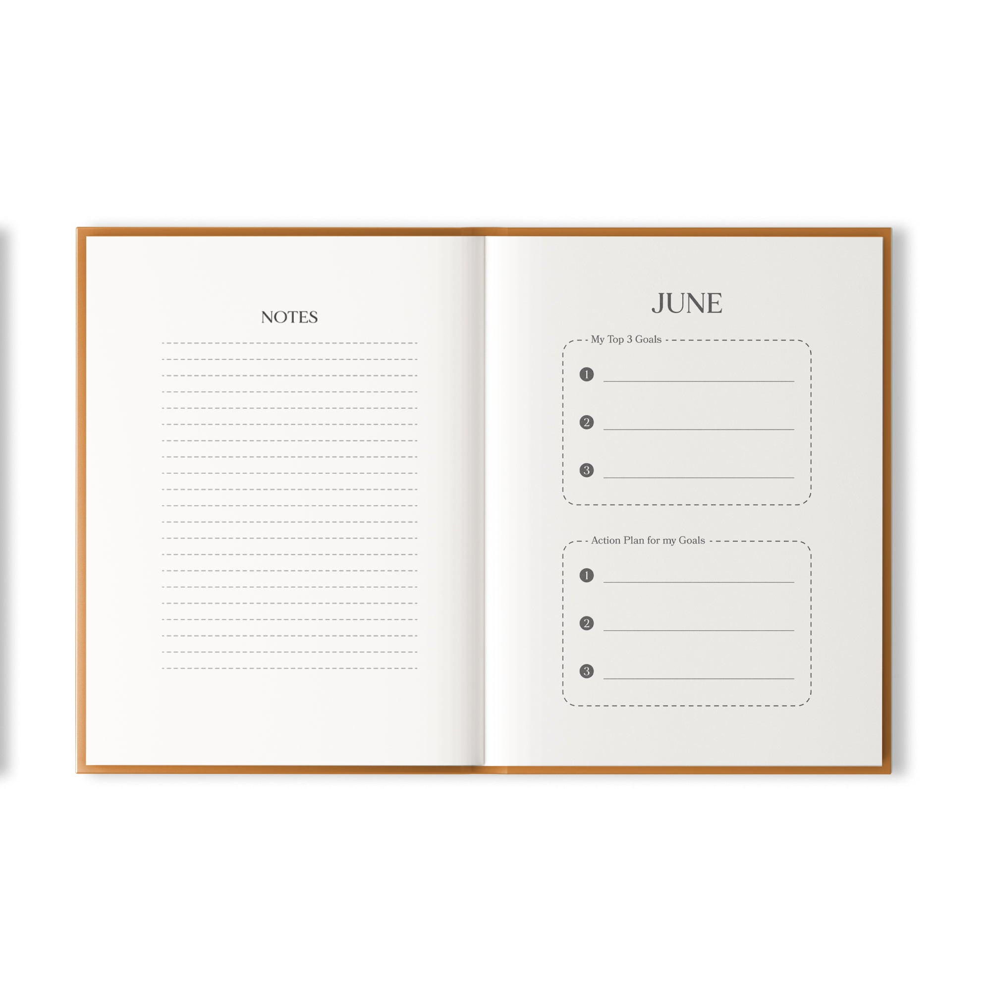 Yearly Planner Rise And Shine 176pages A5 size 1 Book