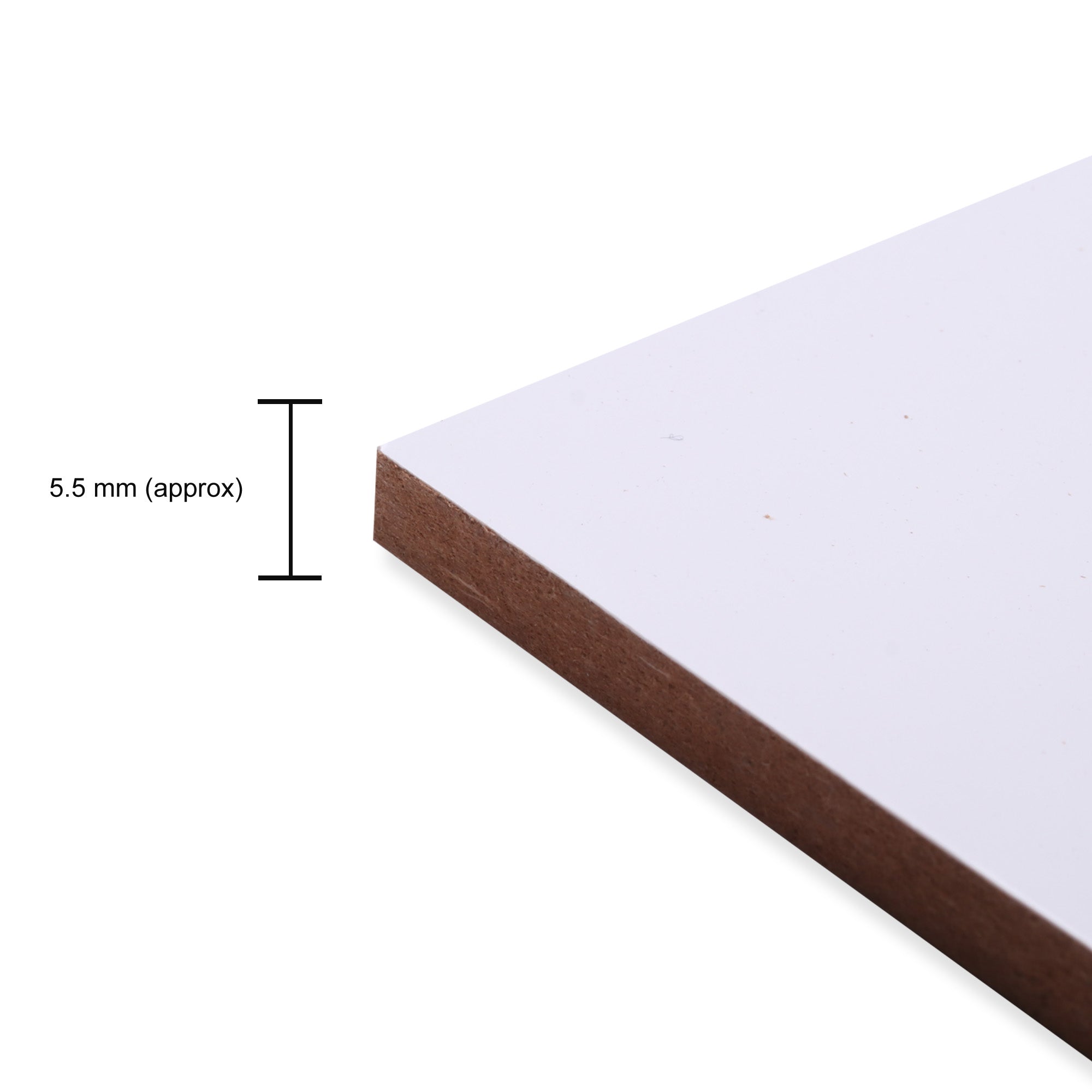 Creative Hanging White Marker Board Landscape Rectangular W6 X H4Inch 5.5Mm Thick 1Pc Lb