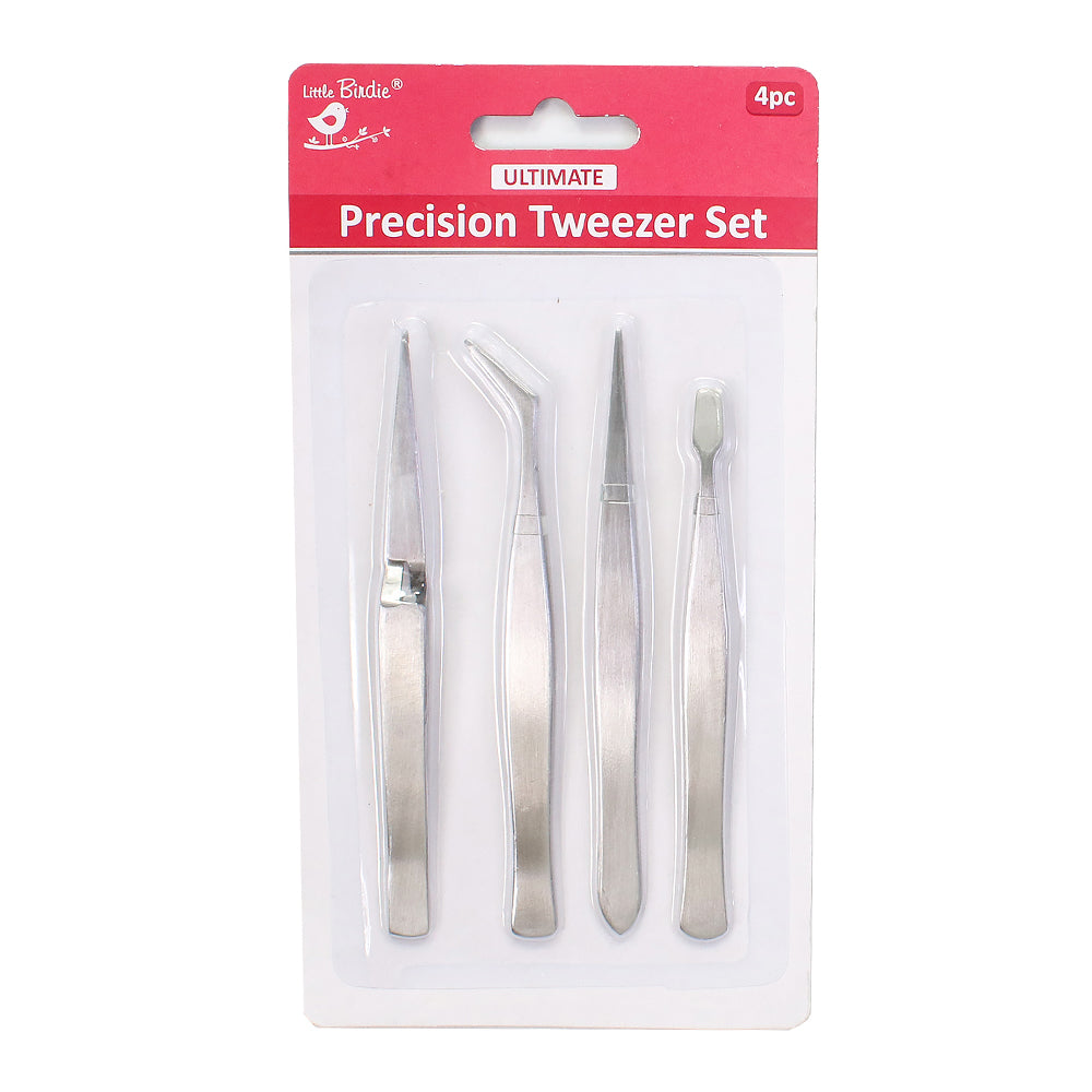 Ultimate Tweezer Set 4Pc Blister Lb