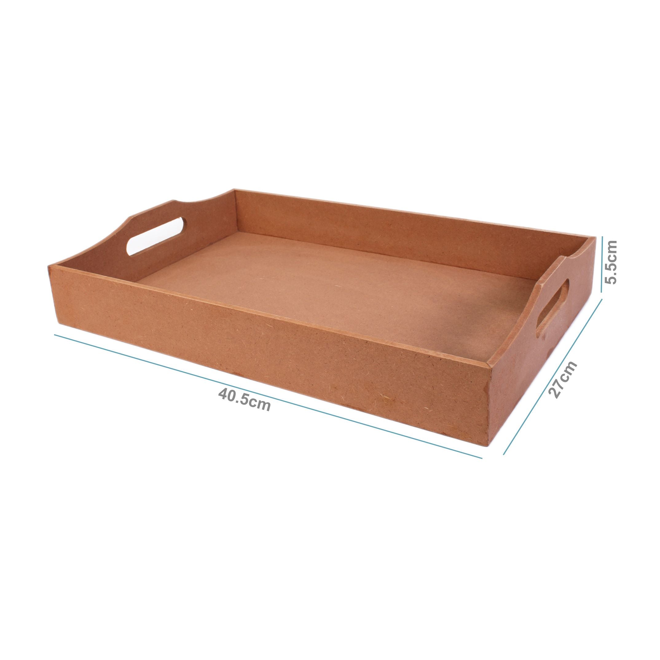 MDF Serving Tray 10.5 X 15.5 X 2.75Inch 5.5Mm Thick 1Pc Lb