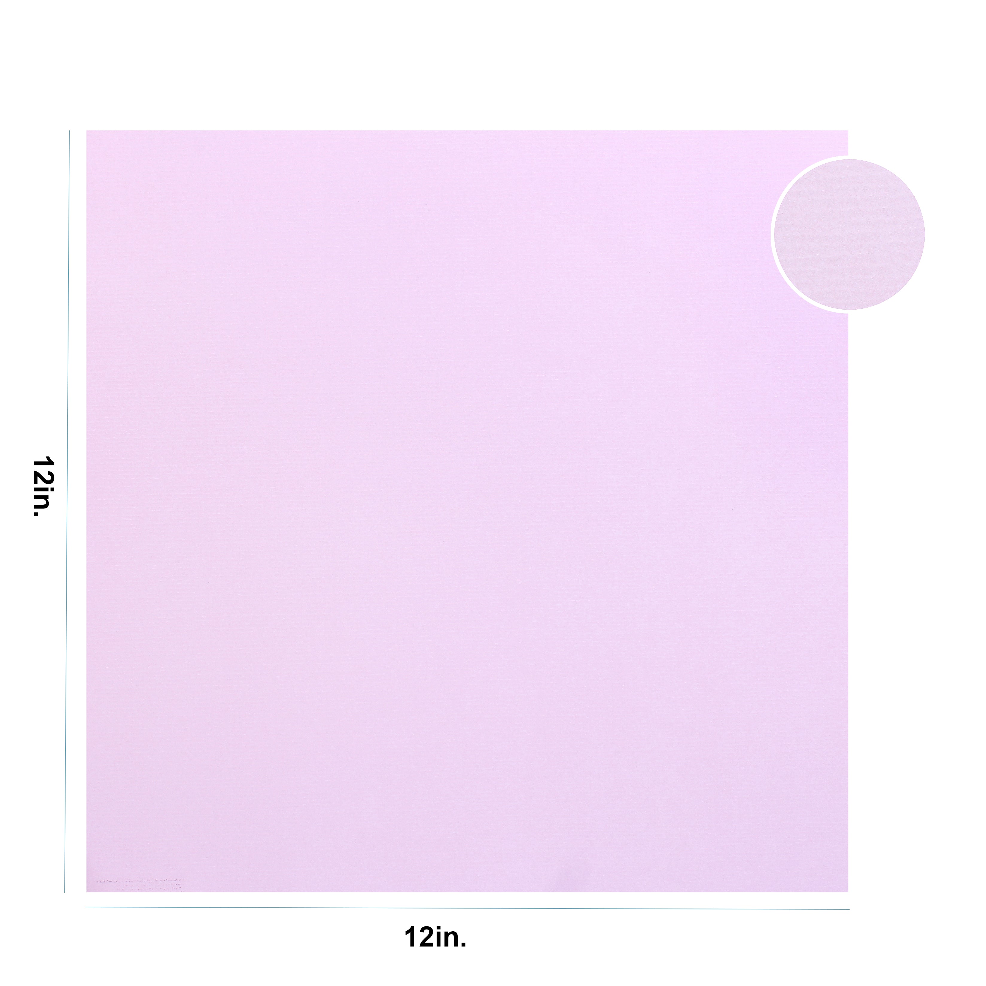 Card Stock Matte Embossed 220Gsm 12Inch X 12Inch Texture Paper Pink 1Sheet Lb