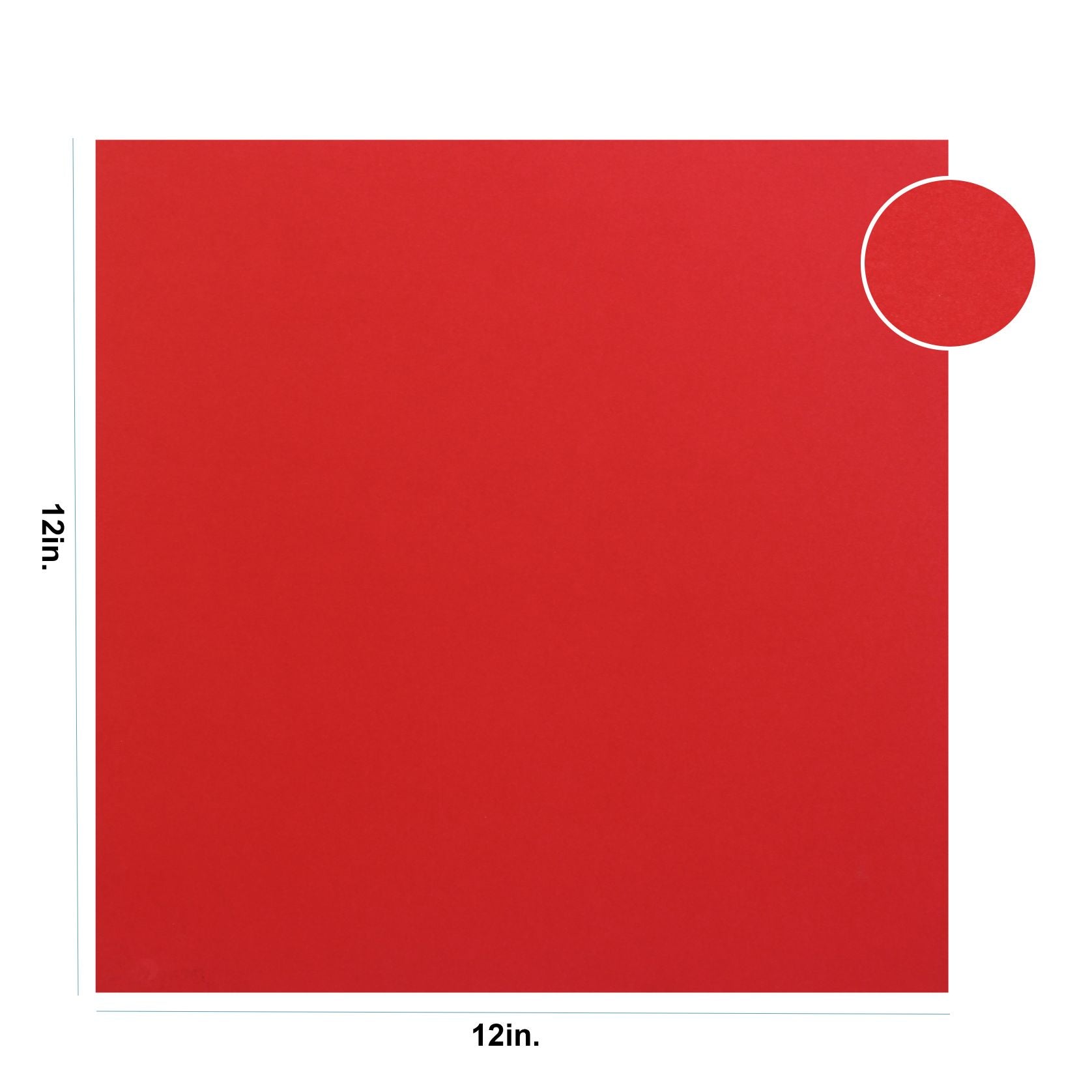 Card Stock 220Gsm 12Inch X 12Inch Red 1Sheet Lb