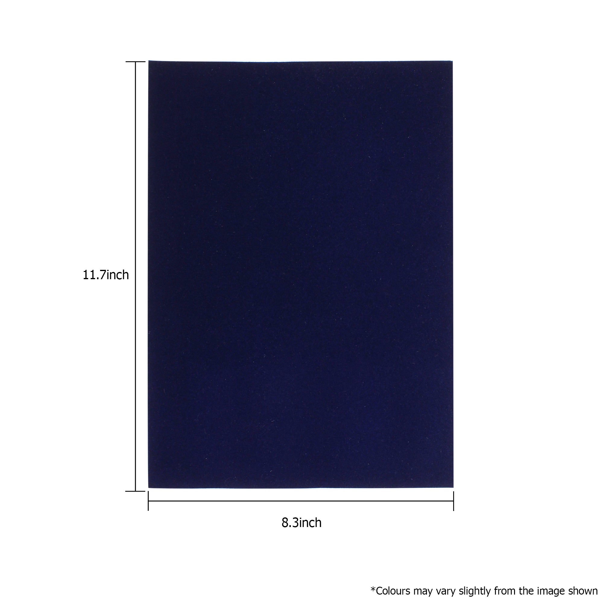 Flock Fabric A4 Blue 1Sheet Lb