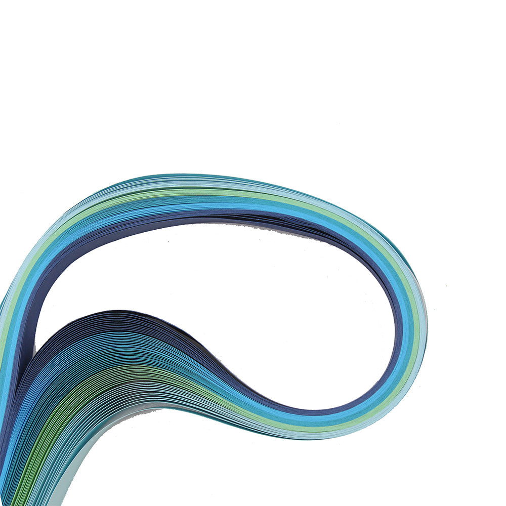 Qulling Strips 21Inch X 10Mm Mediterranean Sea 50Strips