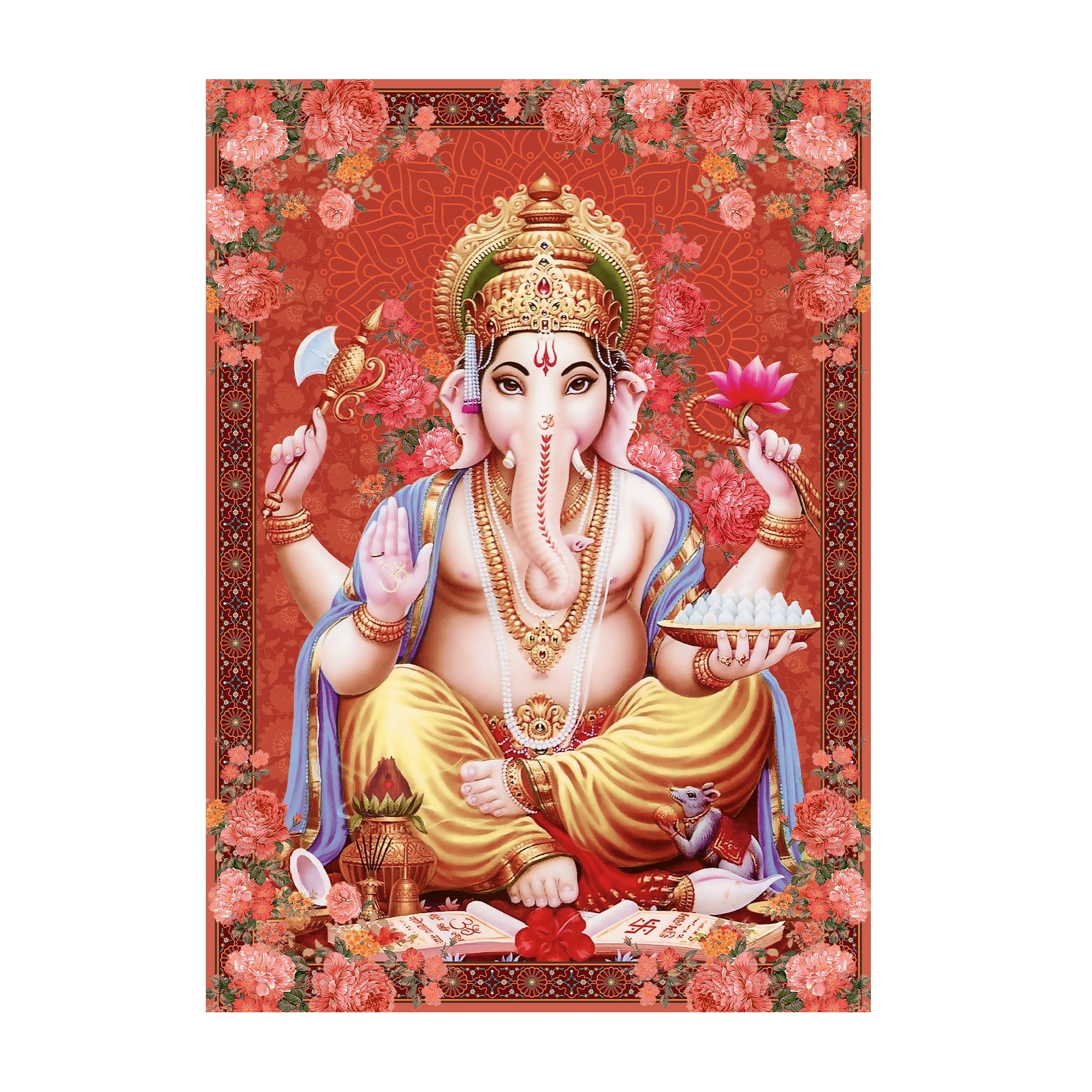 Filament Decoupage Paper A4 Size 2Sheets- Ganapati