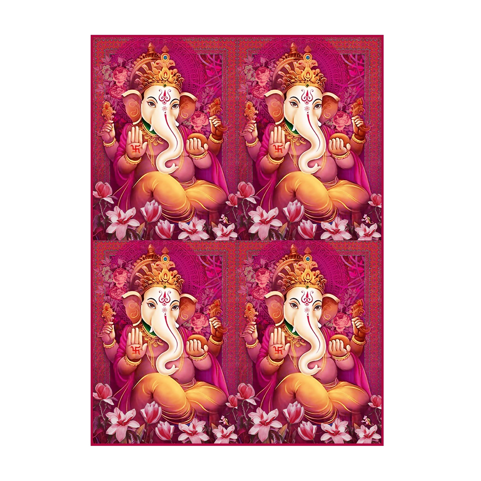 Filament Decoupage Paper A4 Size 2Sheets- Ganesha Celebration