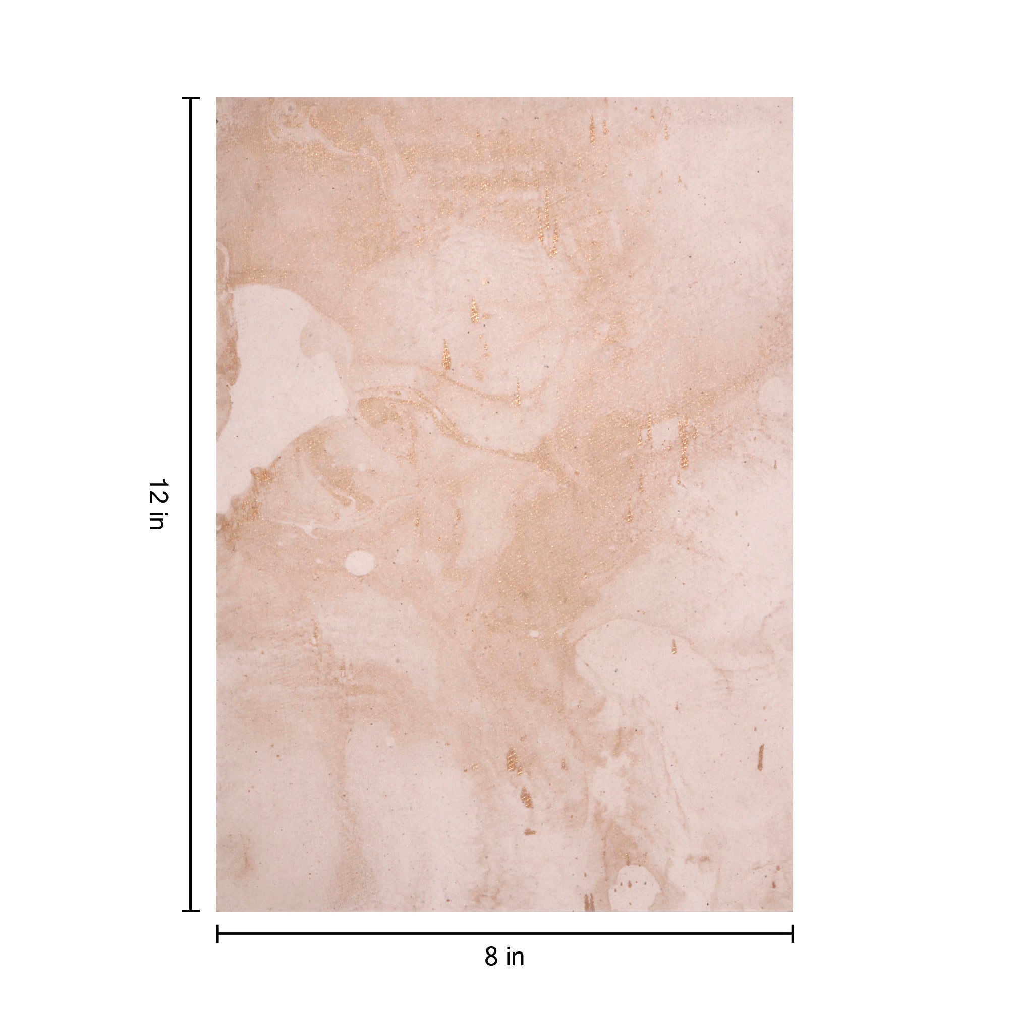 Marbled Paper Golden Glaze A4 1Sheet Lb