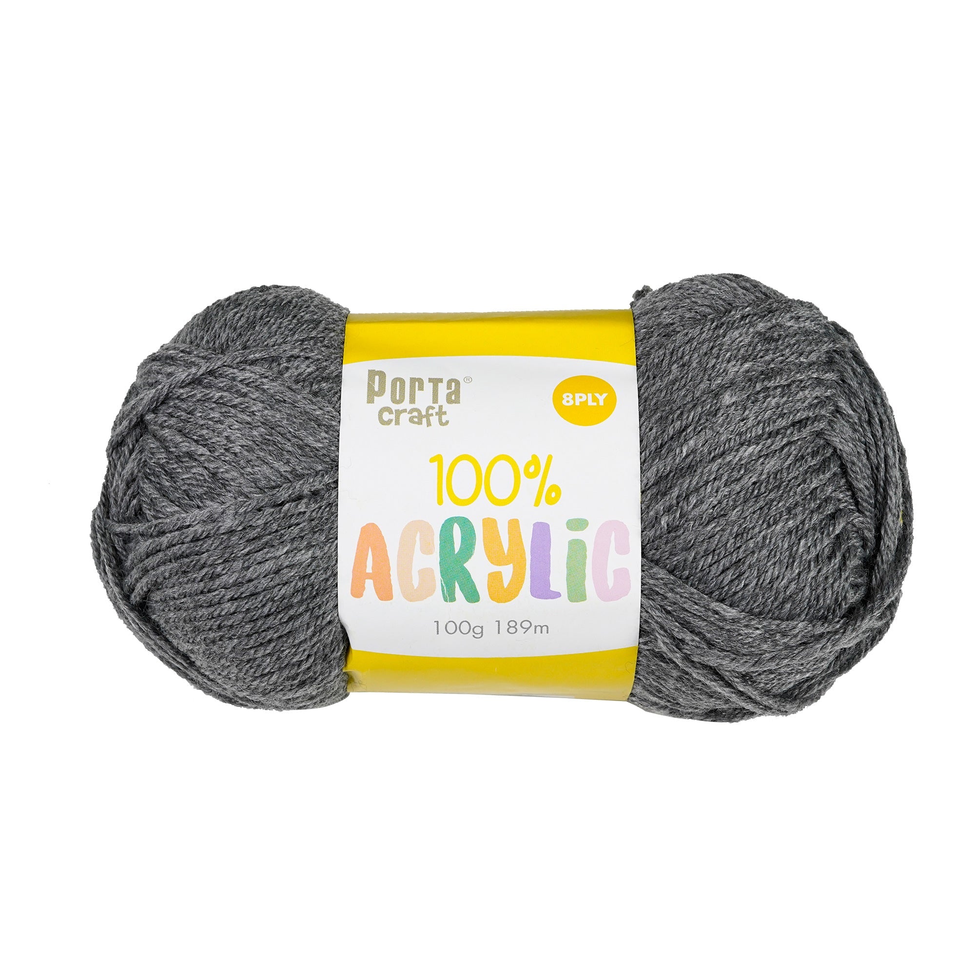 Porta Craft Acrylic Yarn 100% 100Gm 189M 8Ply Multi Sea Shimmer