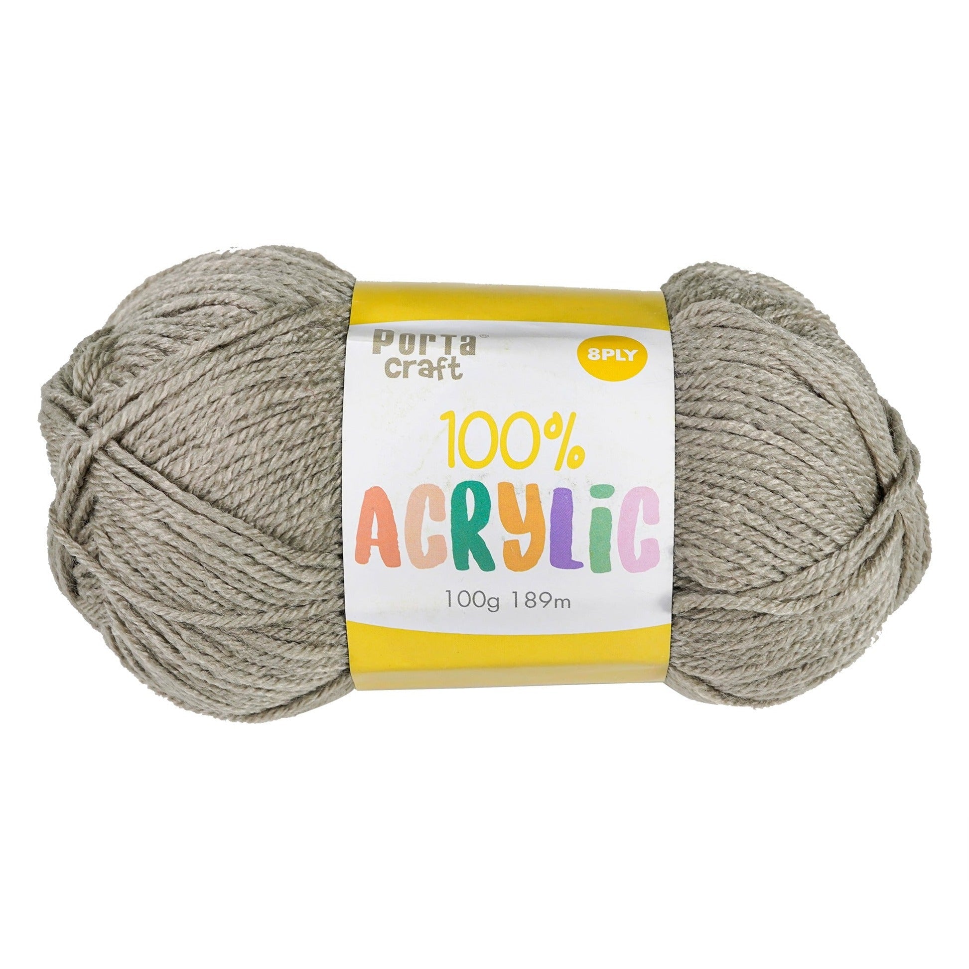 Porta Craft Acrylic Yarn 100% 100Gm 189M 8Ply Multi Sea Shimmer