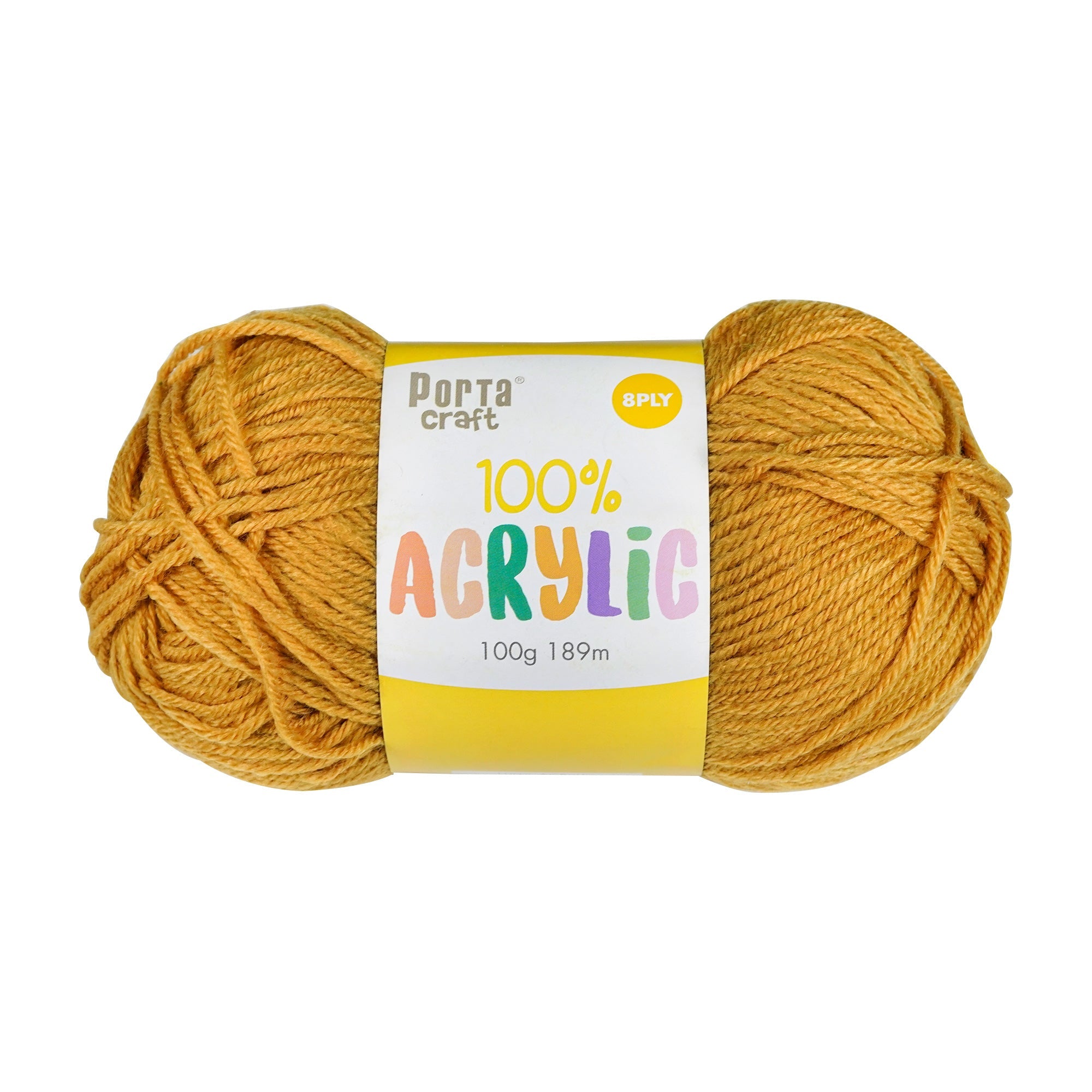 Porta Craft Acrylic Yarn 100% 100Gm 189M 8Ply Multi Sea Shimmer