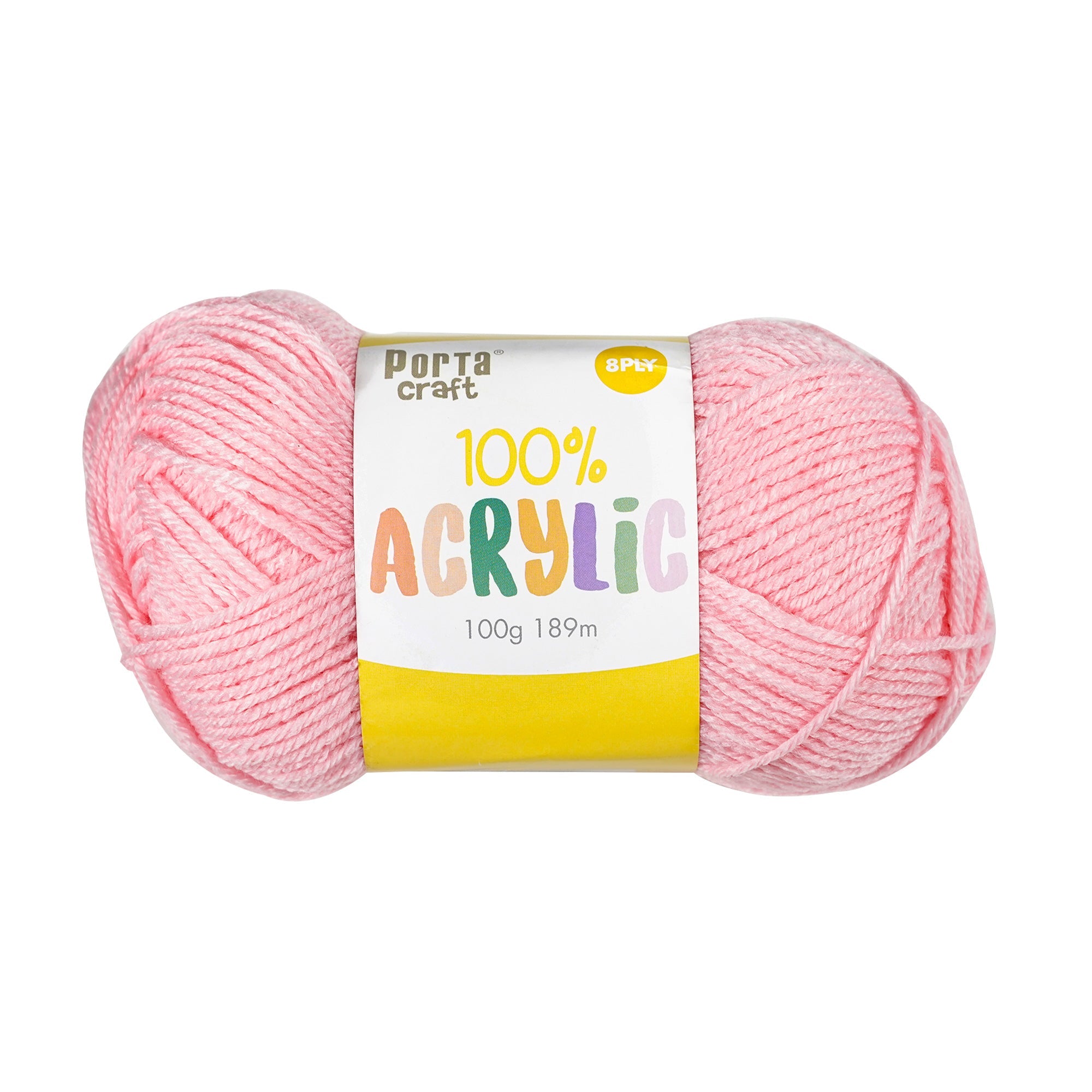 Porta Craft Acrylic Yarn 100% 100Gm 189M 8Ply Multi Sea Shimmer