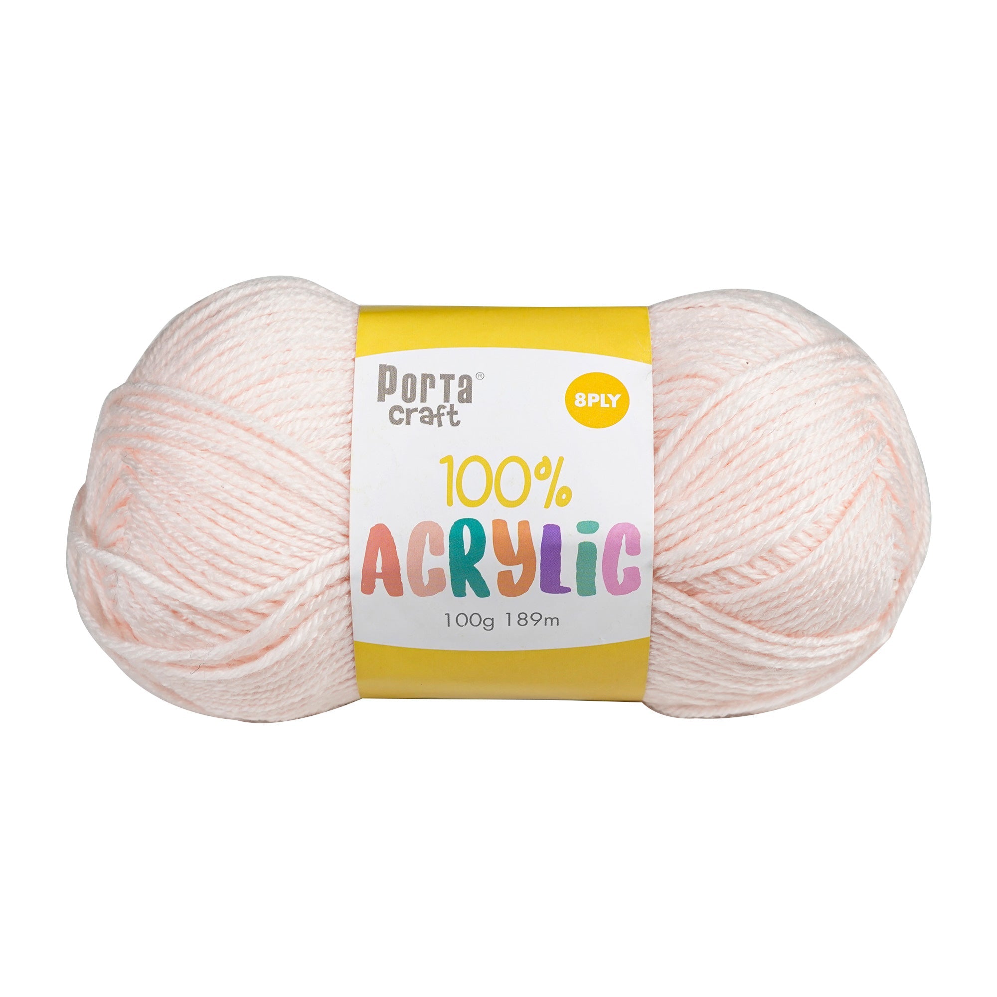 Porta Craft Acrylic Yarn 100% 100Gm 189M 8Ply Multi Sea Shimmer